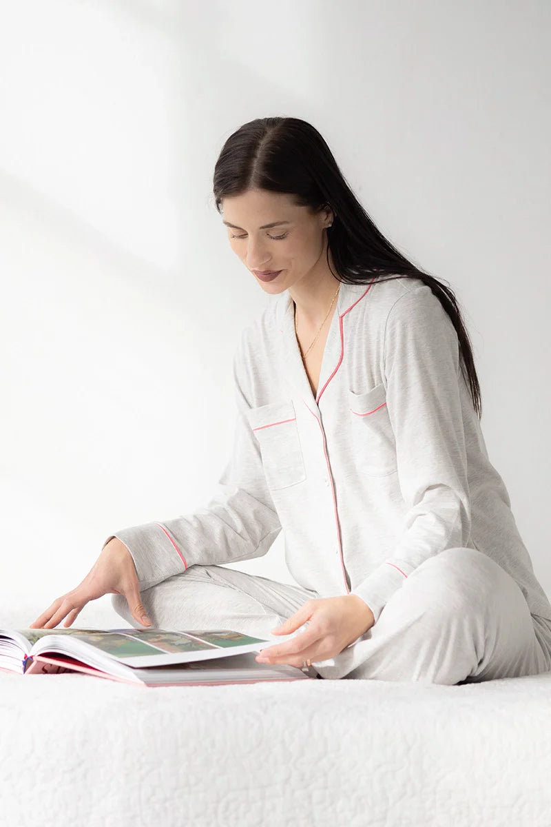 SALUA Classic Luxury Pajamas in Brushed Pima Cotton