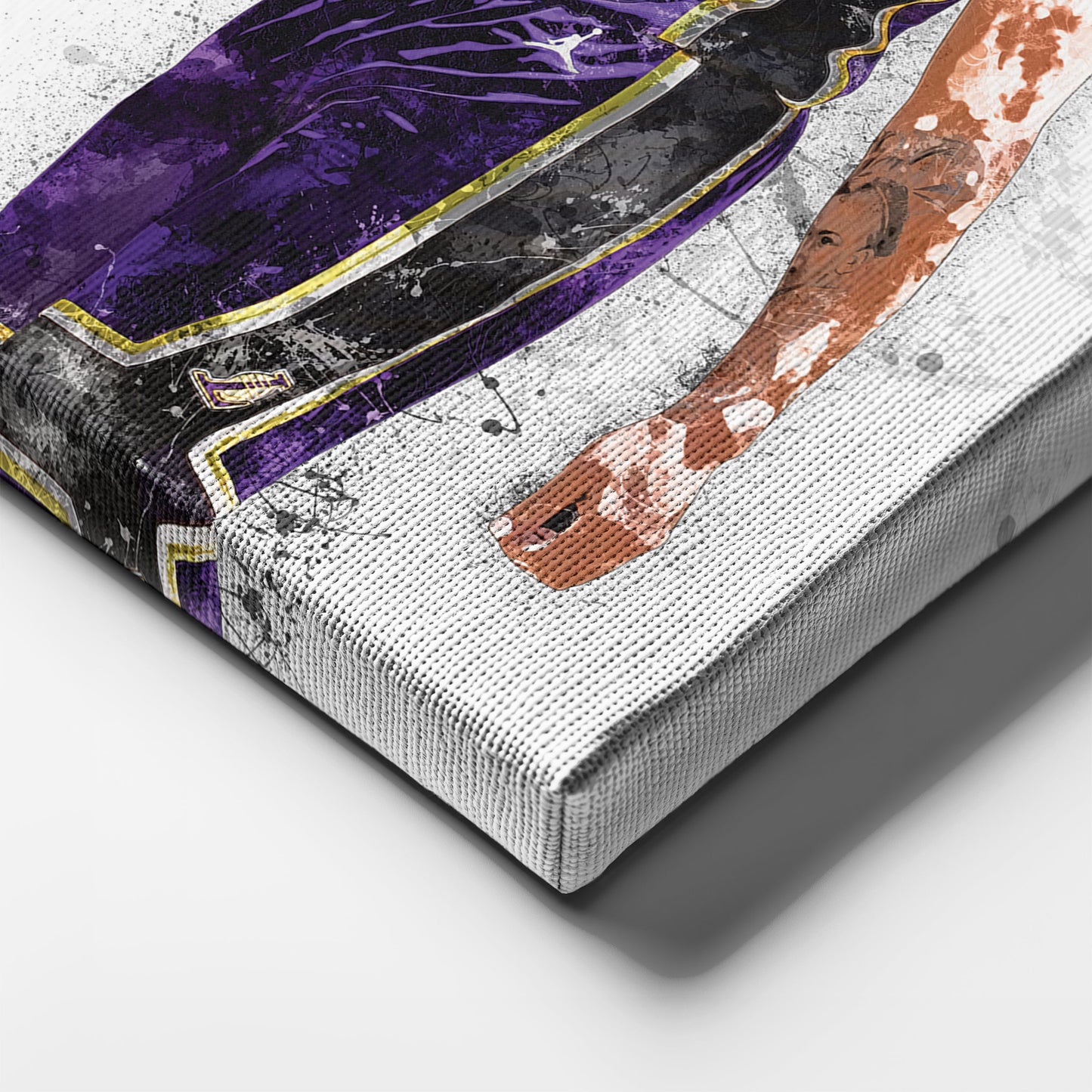 LeBron James & Anthony Davis Canvas Art – Los Angeles Lakers Wall Decor