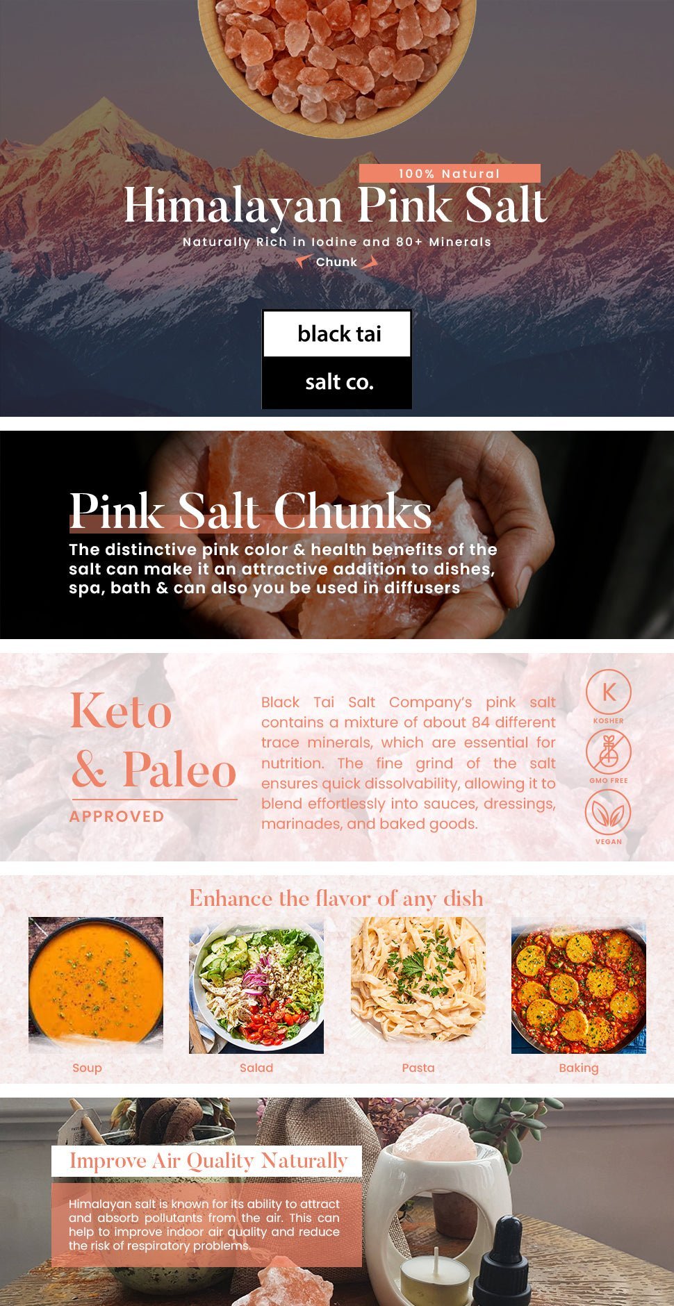 10 Pounds Coarse Kosher Himalayan Salt (Food Grade) Edible Approved for Keto and Paleo Diets