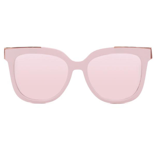 Coco - Rosegold Frame Rosegold Lens Wayfarer Sunglasses - Concordia Style Boutique