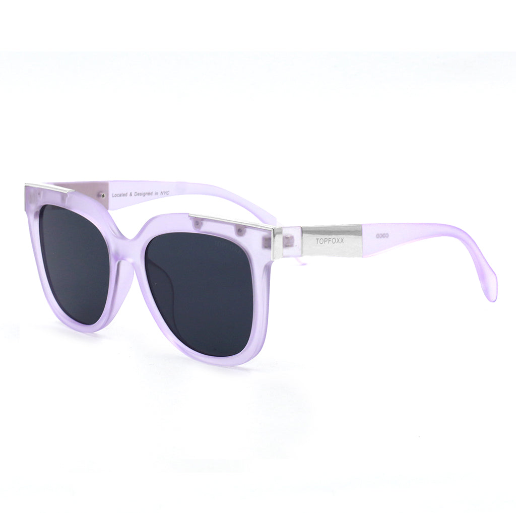 Coco - Lilac Wayfarer Sunglasses - Concordia Style Boutique