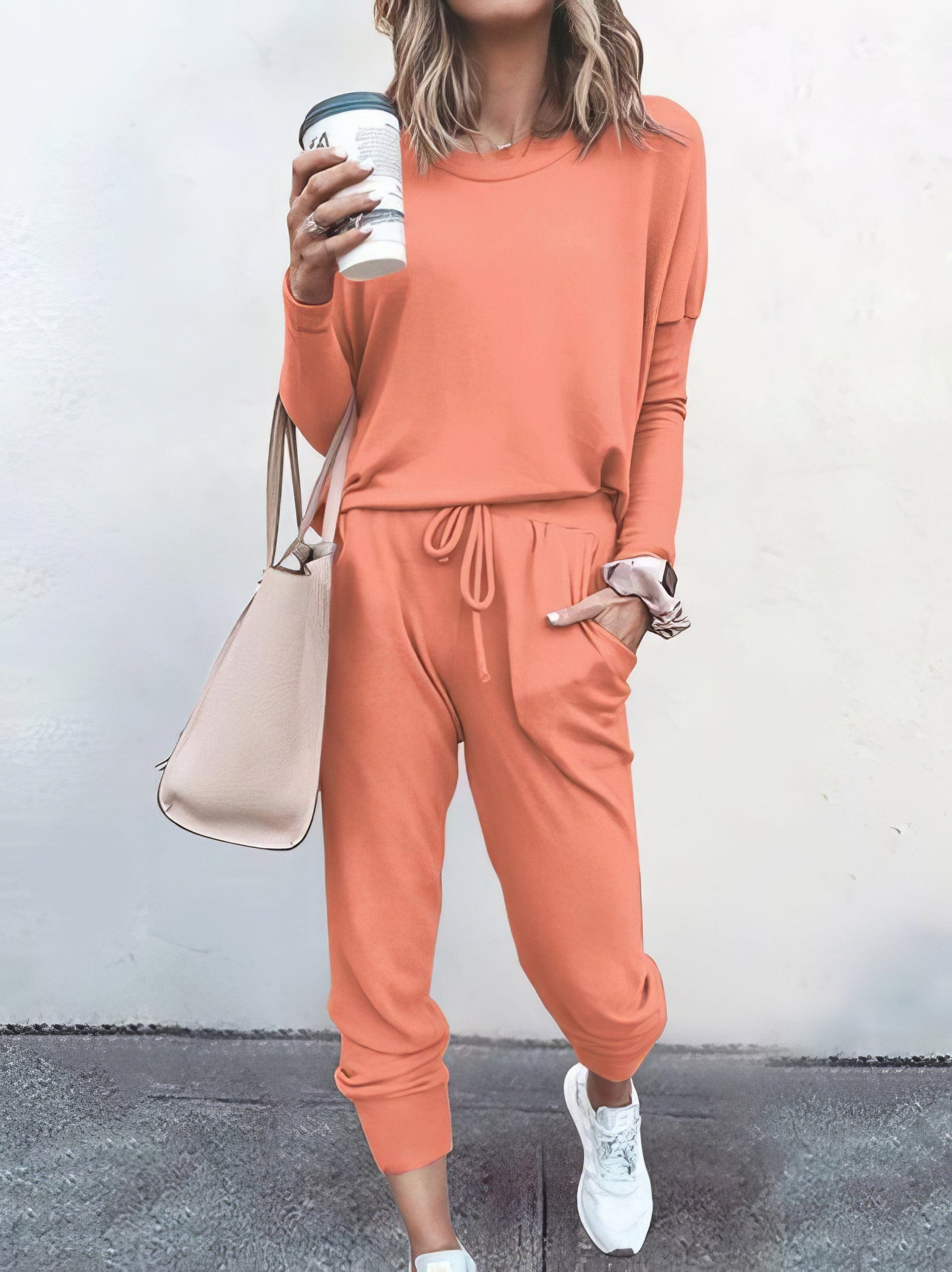 Color Long Sleeve Long Pants Pajamas Set - Concordia Style Boutique