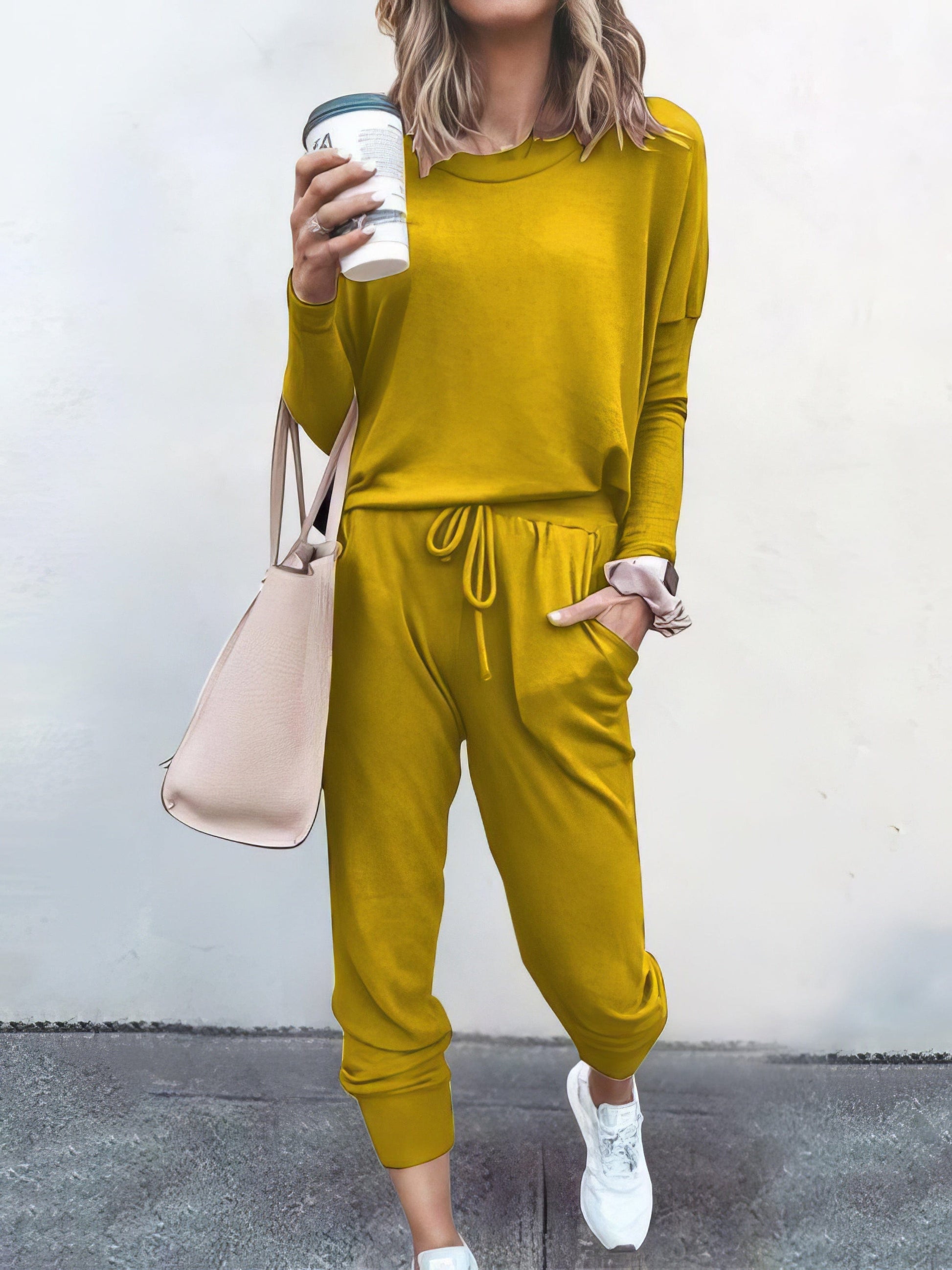 Color Long Sleeve Long Pants Pajamas Set - Concordia Style Boutique