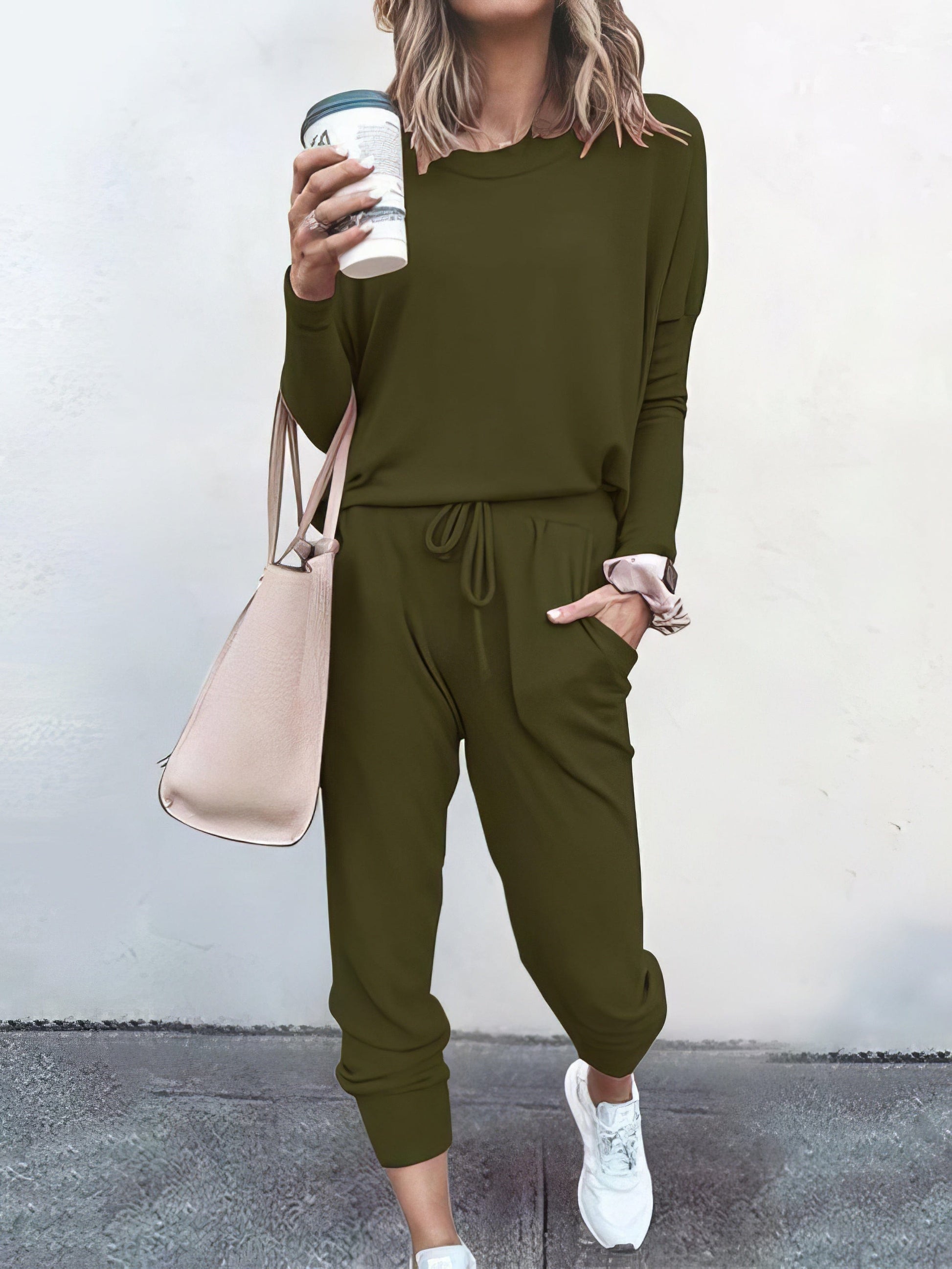 Color Long Sleeve Long Pants Pajamas Set - Concordia Style Boutique