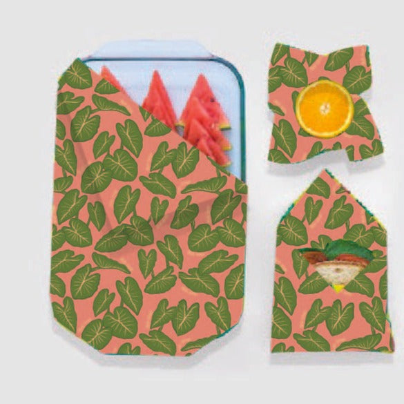 Beeswax Wrap Bulk Roll - Kalo Print - Concordia Style Boutique