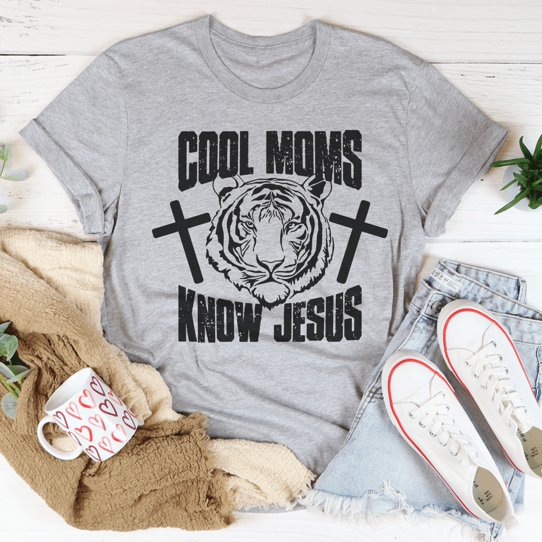 Cool Moms Know Jesus Tee - Concordia Style Boutique
