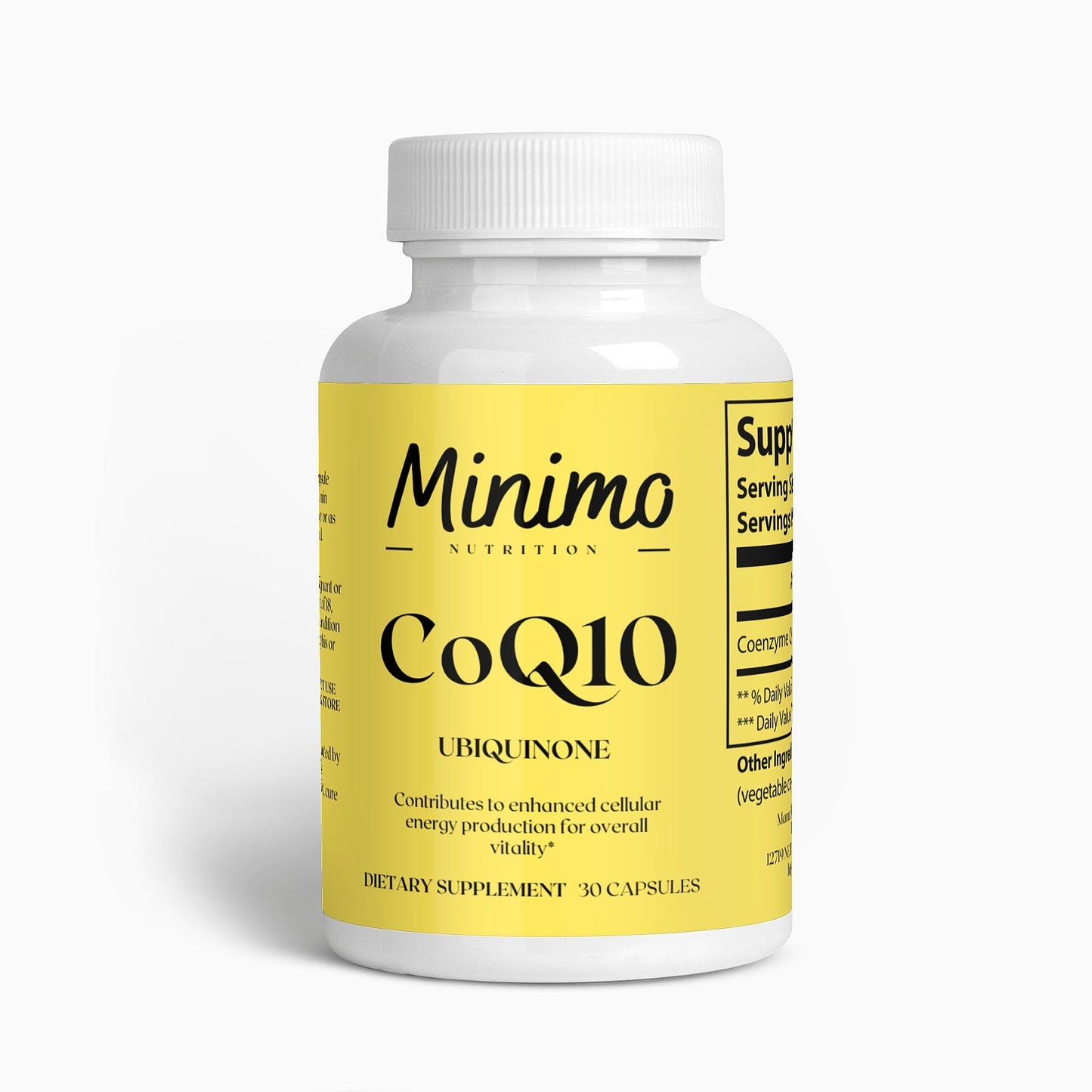 CoQ10 Ubiquinone, 30 ct. - Concordia Style Boutique