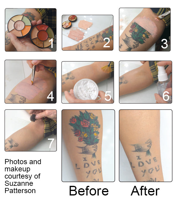 Skin Corrector and Tattoo Cover Makeup Wheels - Concordia Style Boutique