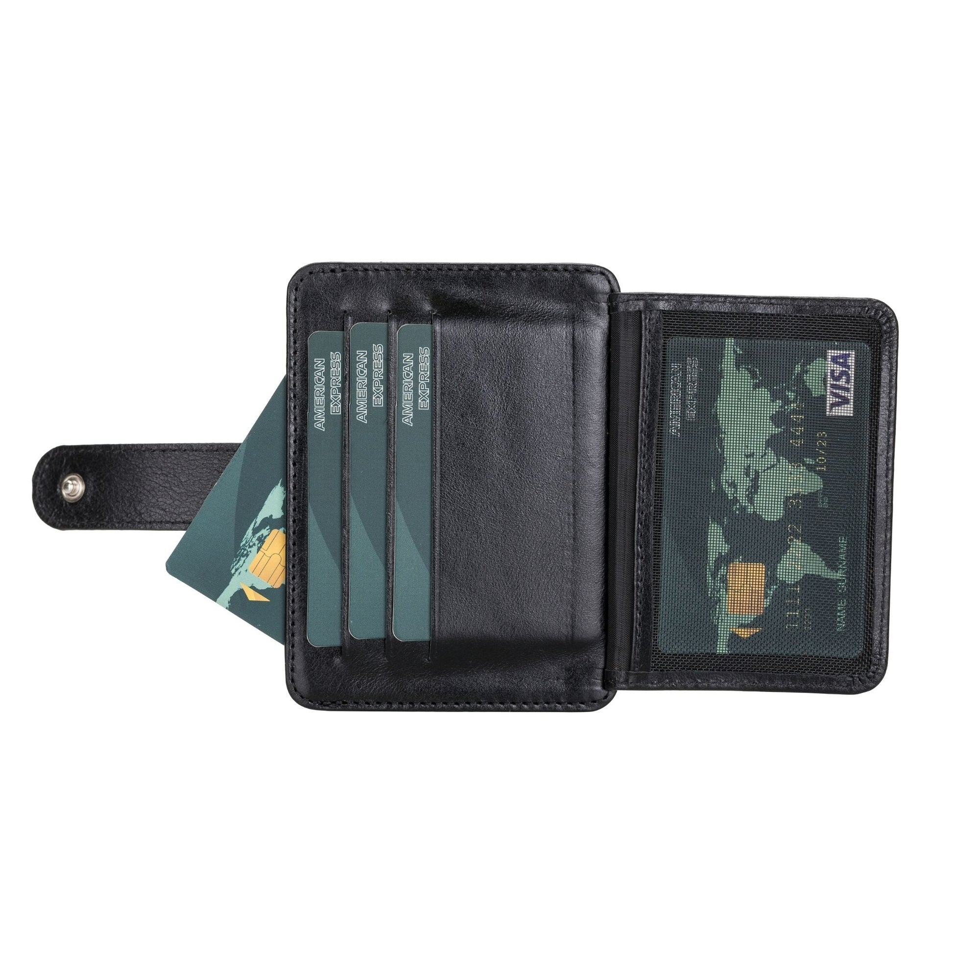 Cortez Handcrafted Leather Slim Wallet with Card Holder - Concordia Style Boutique