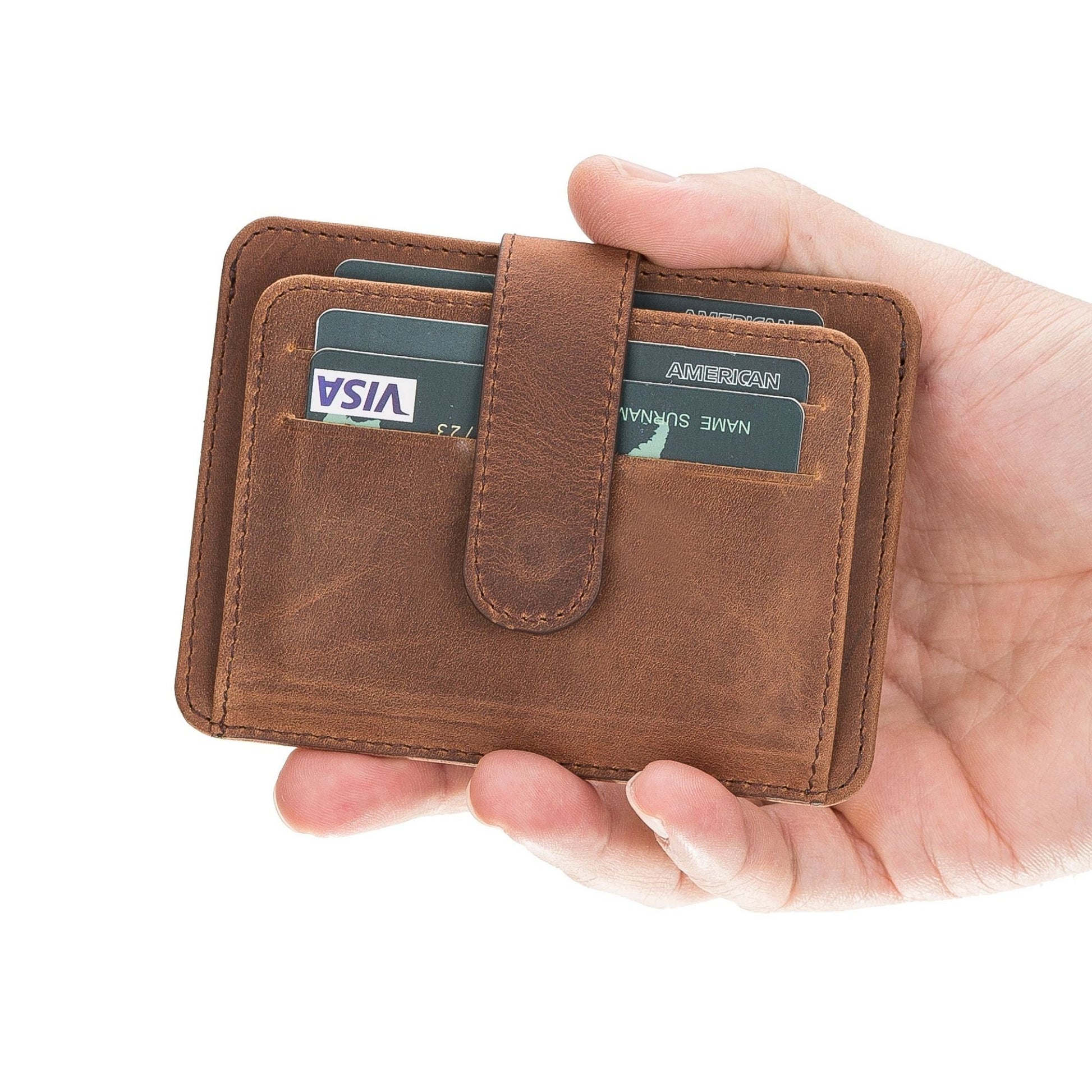 Cortez Handcrafted Leather Slim Wallet with Card Holder - Concordia Style Boutique