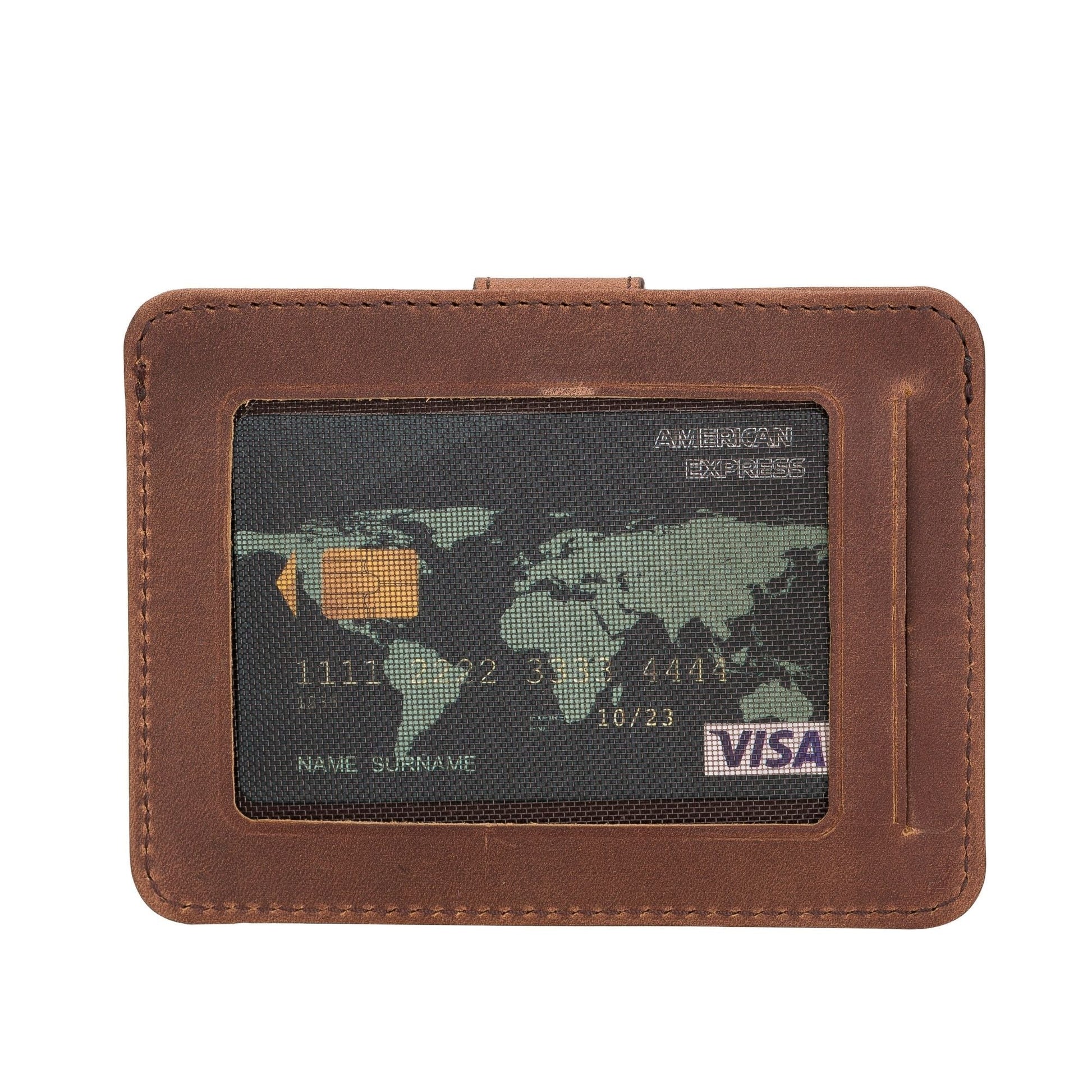 Cortez Handcrafted Leather Slim Wallet with Card Holder - Concordia Style Boutique