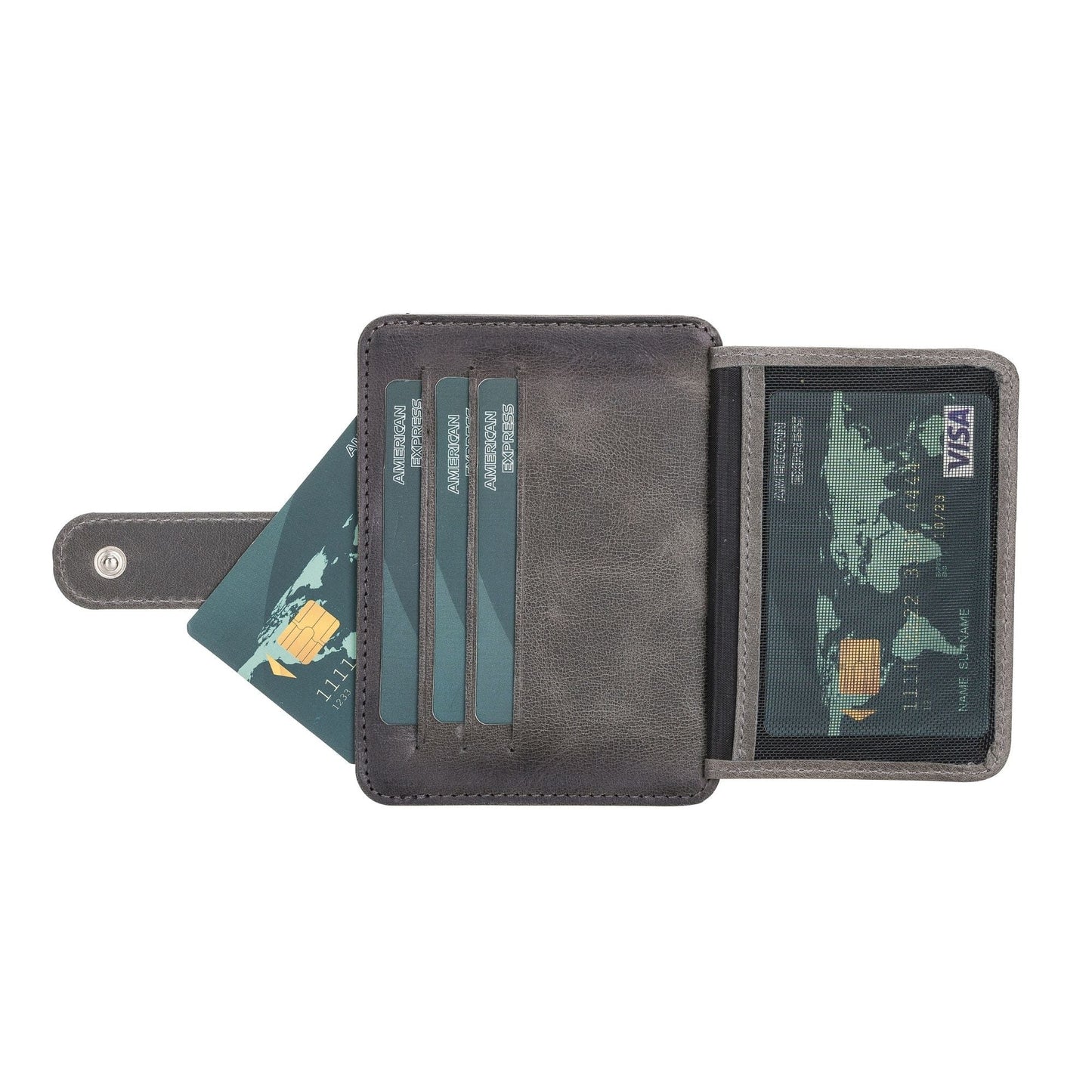 Cortez Handcrafted Leather Slim Wallet with Card Holder - Concordia Style Boutique