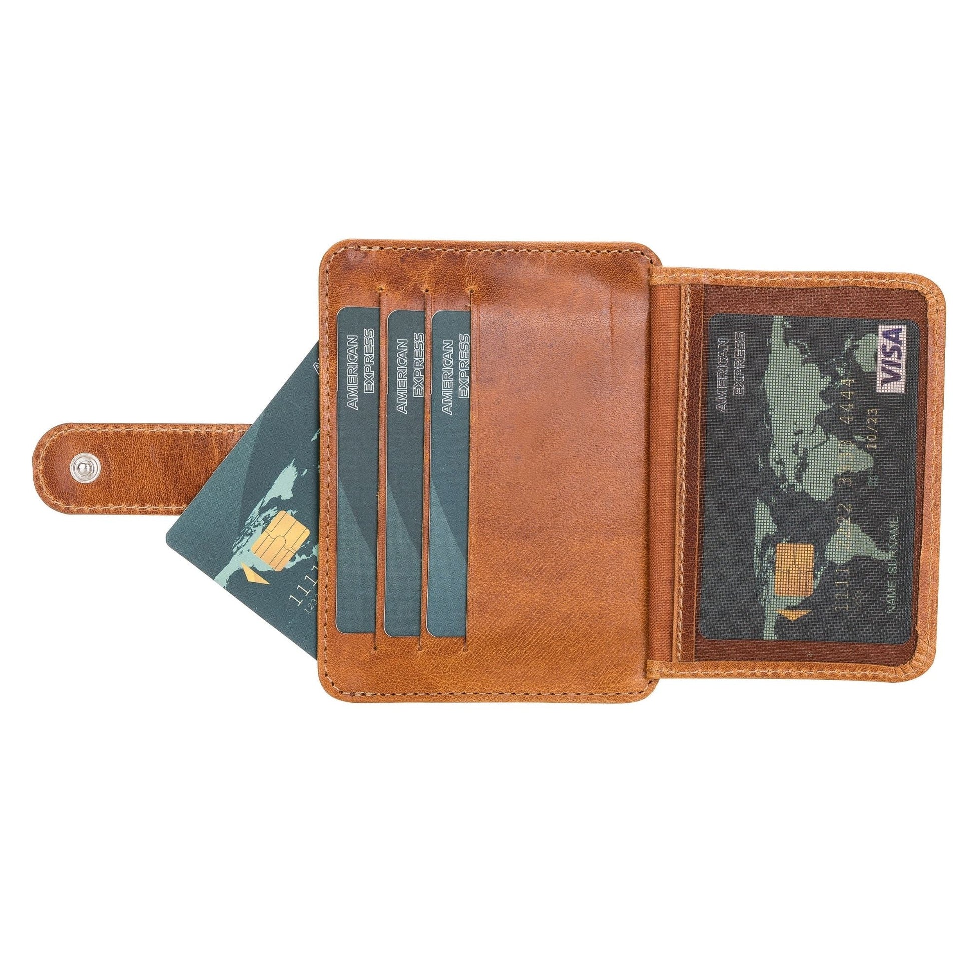 Cortez Handcrafted Leather Slim Wallet with Card Holder - Concordia Style Boutique