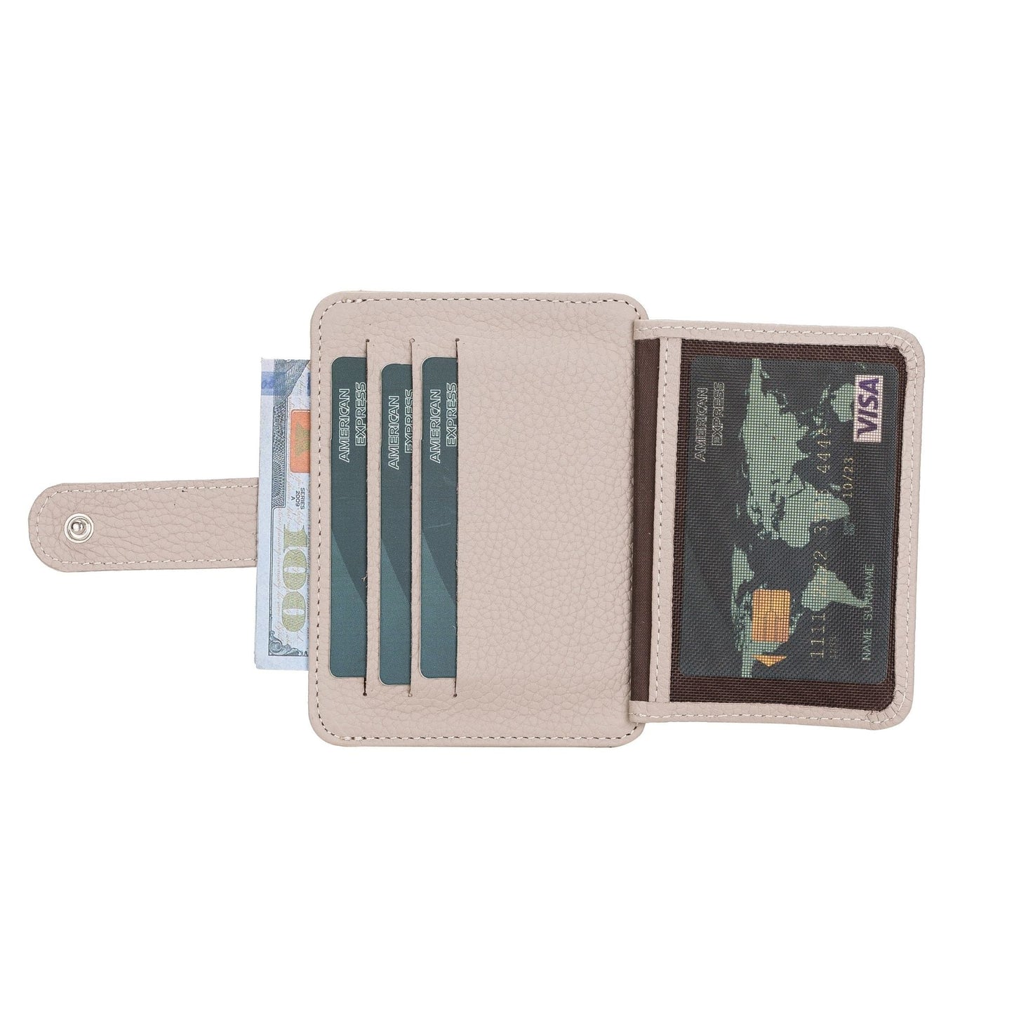 Cortez Handcrafted Leather Slim Wallet with Card Holder - Concordia Style Boutique
