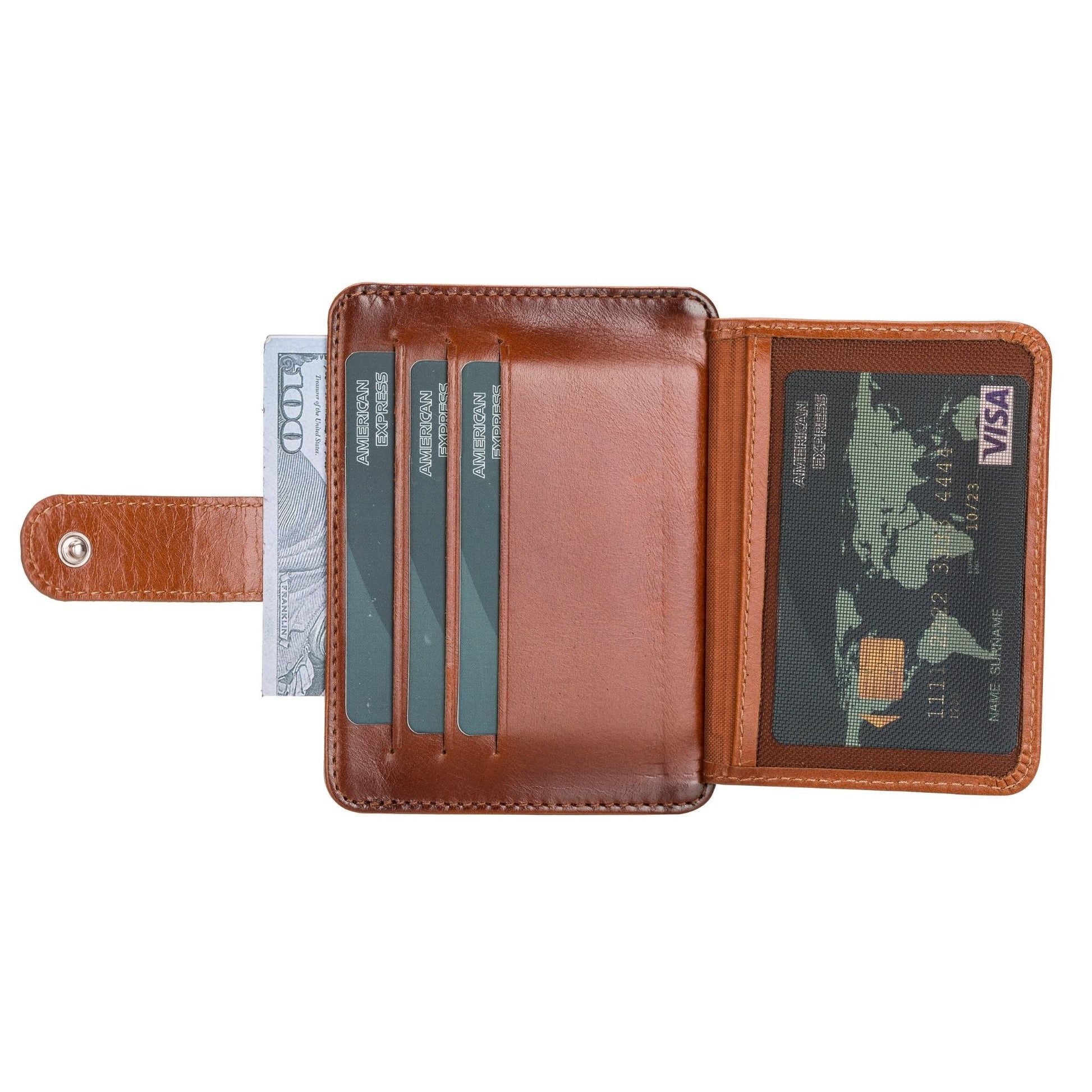 Cortez Handcrafted Leather Slim Wallet with Card Holder - Concordia Style Boutique