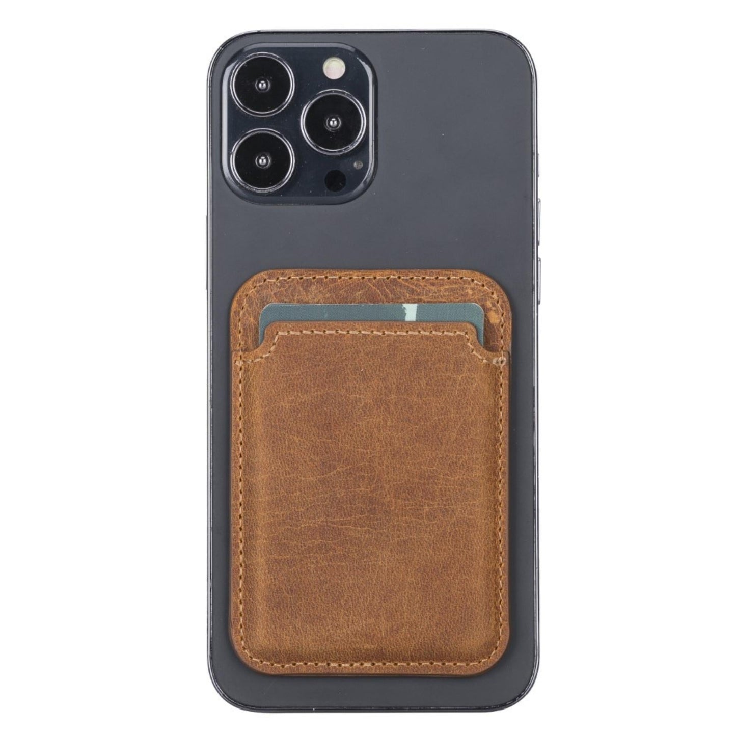 Cortland Full-Grain Leather Card Holder Wallet with Magnet - Concordia Style Boutique