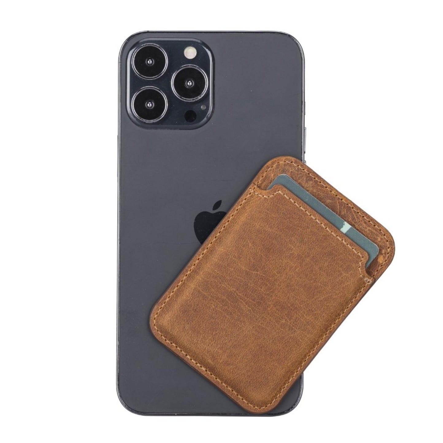 Cortland Full-Grain Leather Card Holder Wallet with Magnet - Concordia Style Boutique