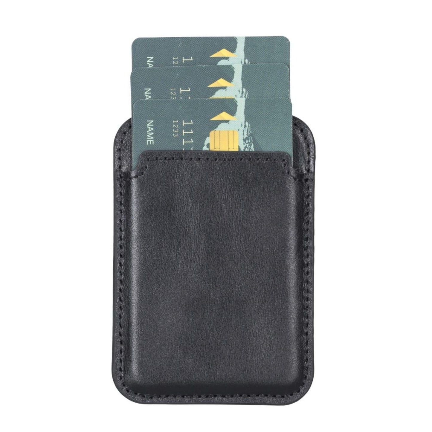 Cortland Full-Grain Leather Card Holder Wallet with Magnet - Concordia Style Boutique