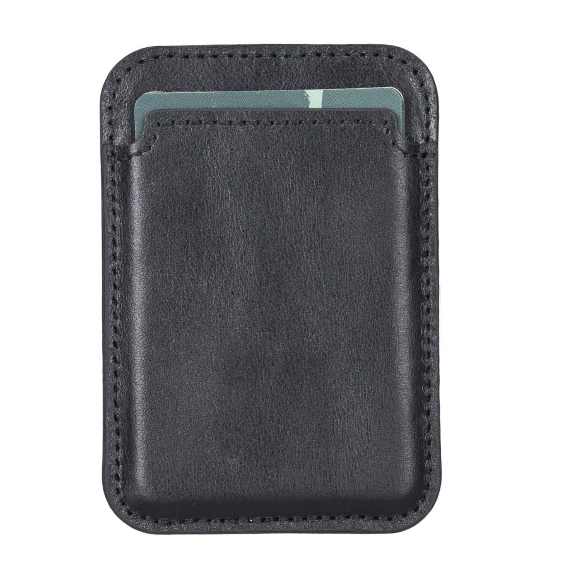 Cortland Full-Grain Leather Card Holder Wallet with Magnet - Concordia Style Boutique