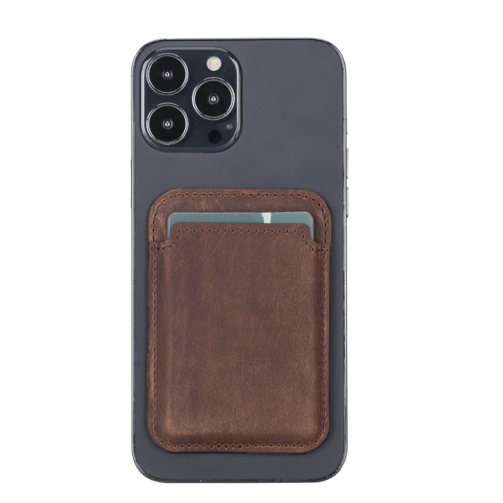 Cortland Full-Grain Leather Card Holder Wallet with Magnet - Concordia Style Boutique