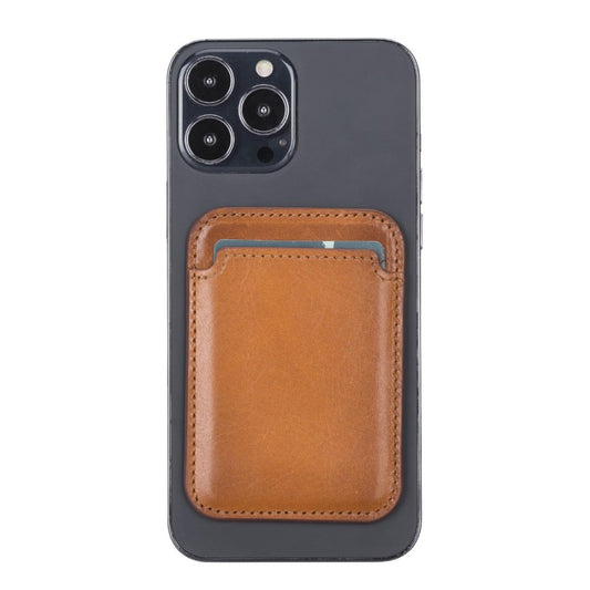 Cortland Full-Grain Leather Card Holder Wallet with Magnet - Concordia Style Boutique