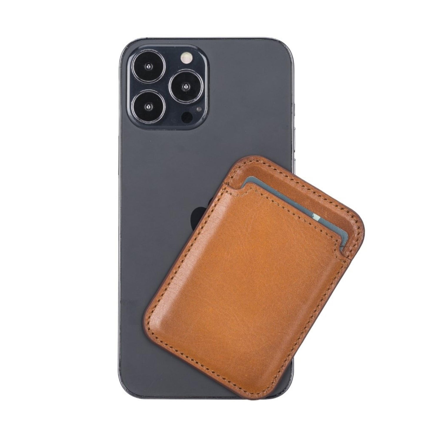 Cortland Full-Grain Leather Card Holder Wallet with Magnet - Concordia Style Boutique
