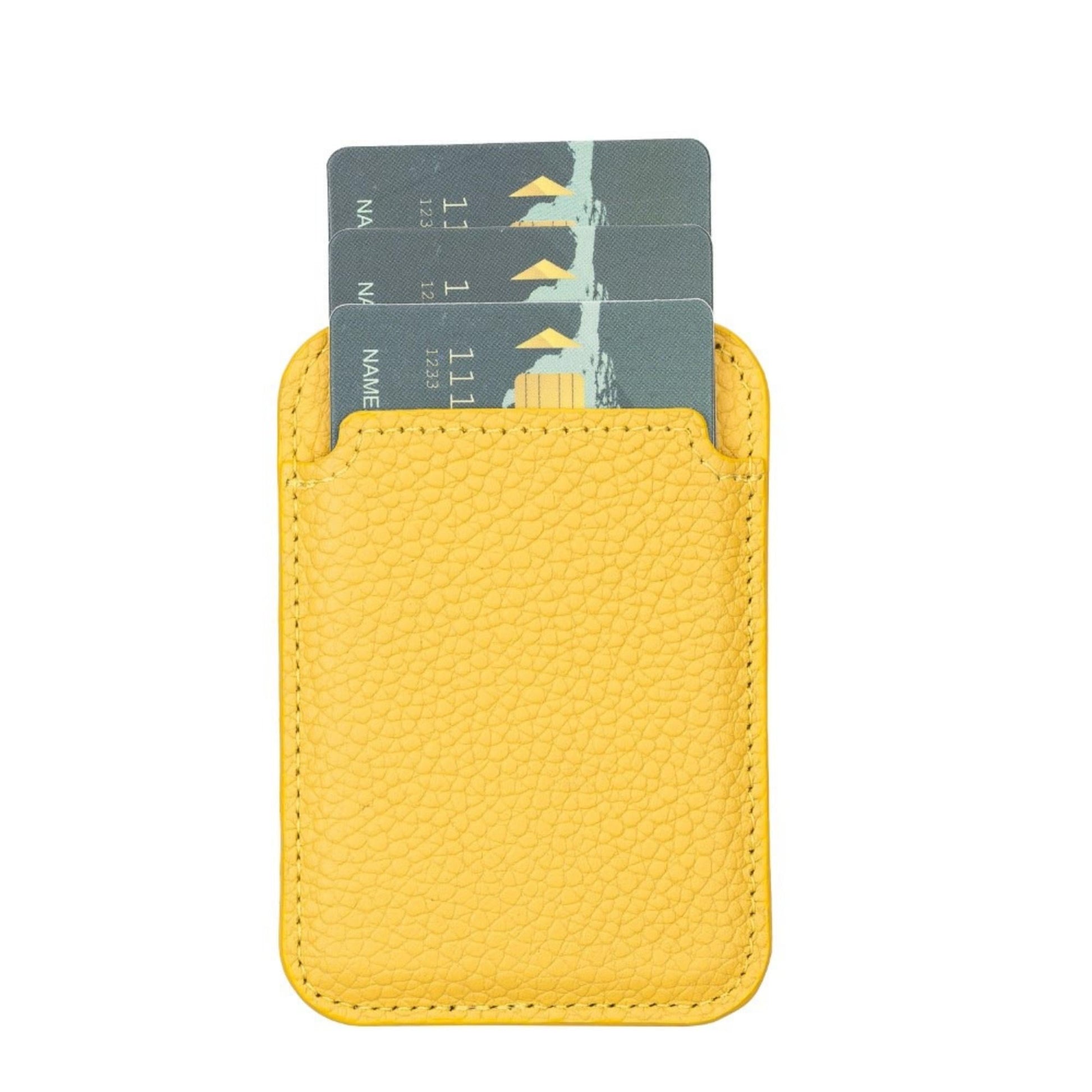 Cortland Full-Grain Leather Card Holder Wallet with Magnet - Concordia Style Boutique