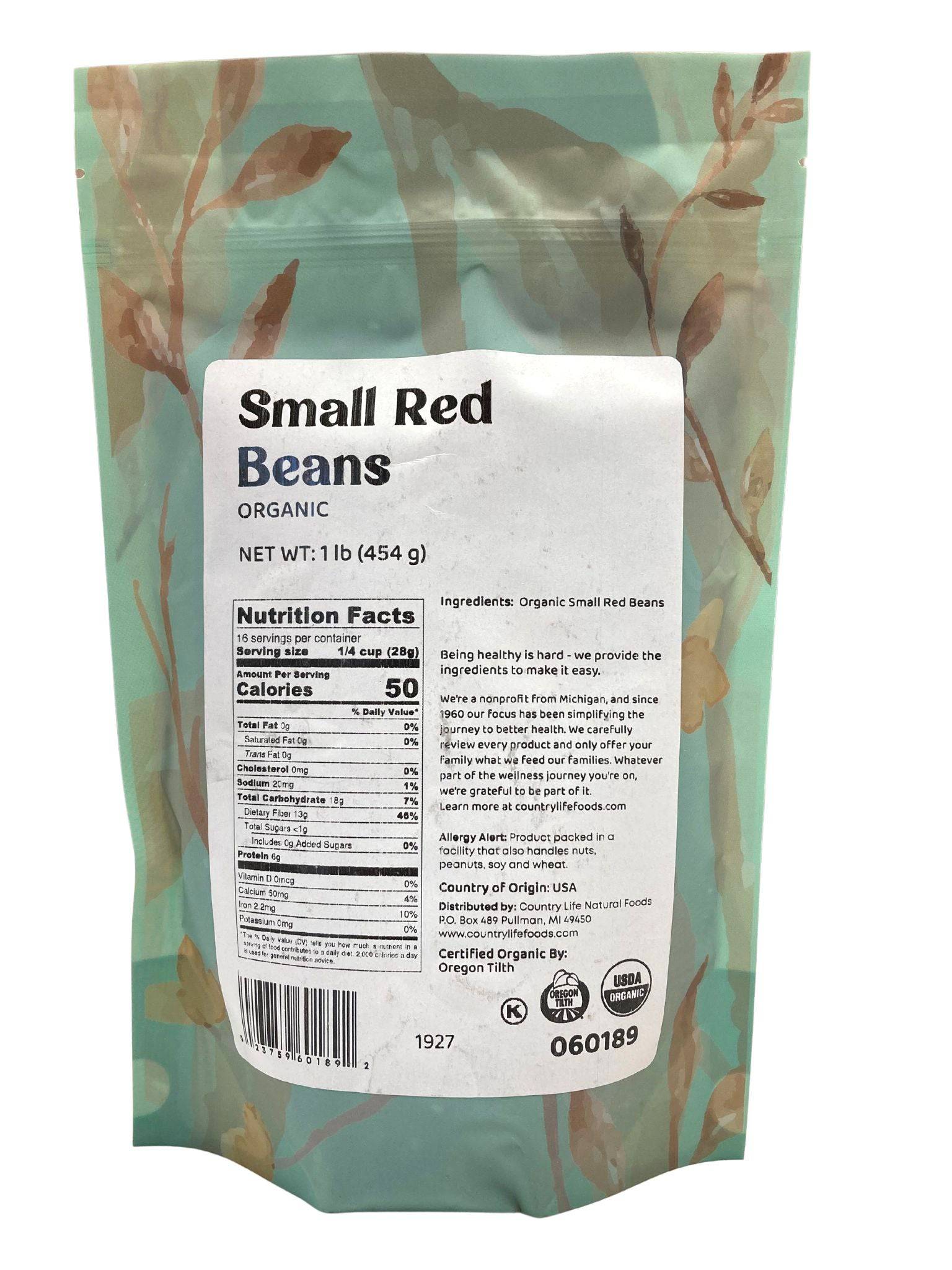 Red Beans, Organic, Small - Concordia Style Boutique