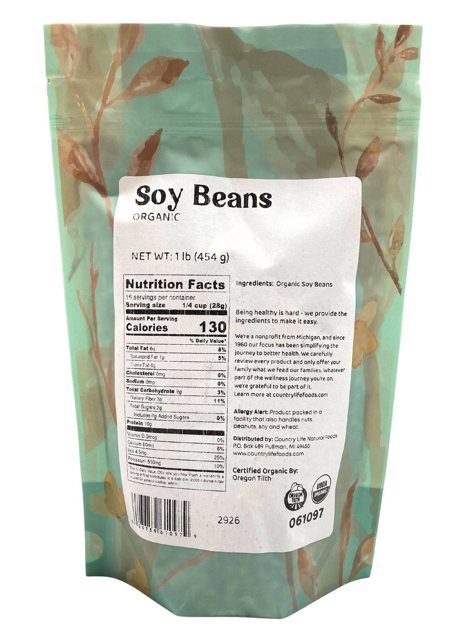 Soy Beans, Organic - Concordia Style Boutique