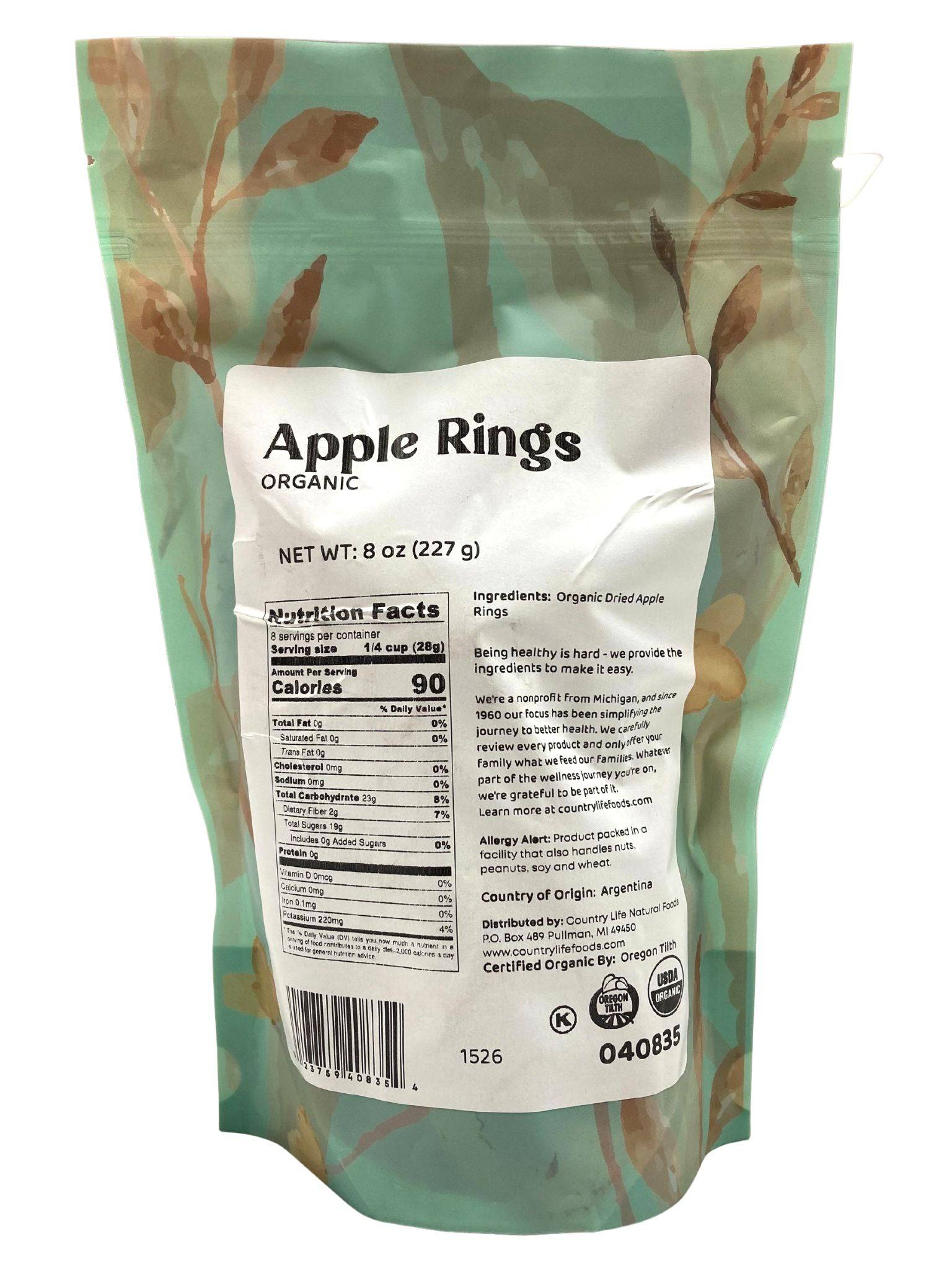 Apple Rings, Organic - Concordia Style Boutique