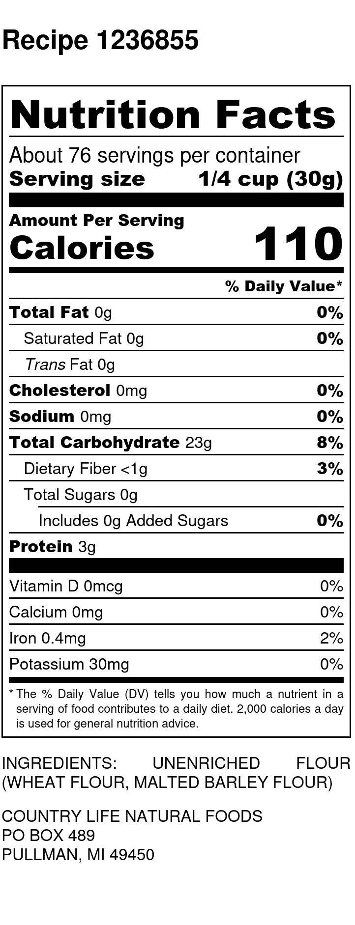 Gold N White Flour, with Germ, Organic - Concordia Style Boutique
