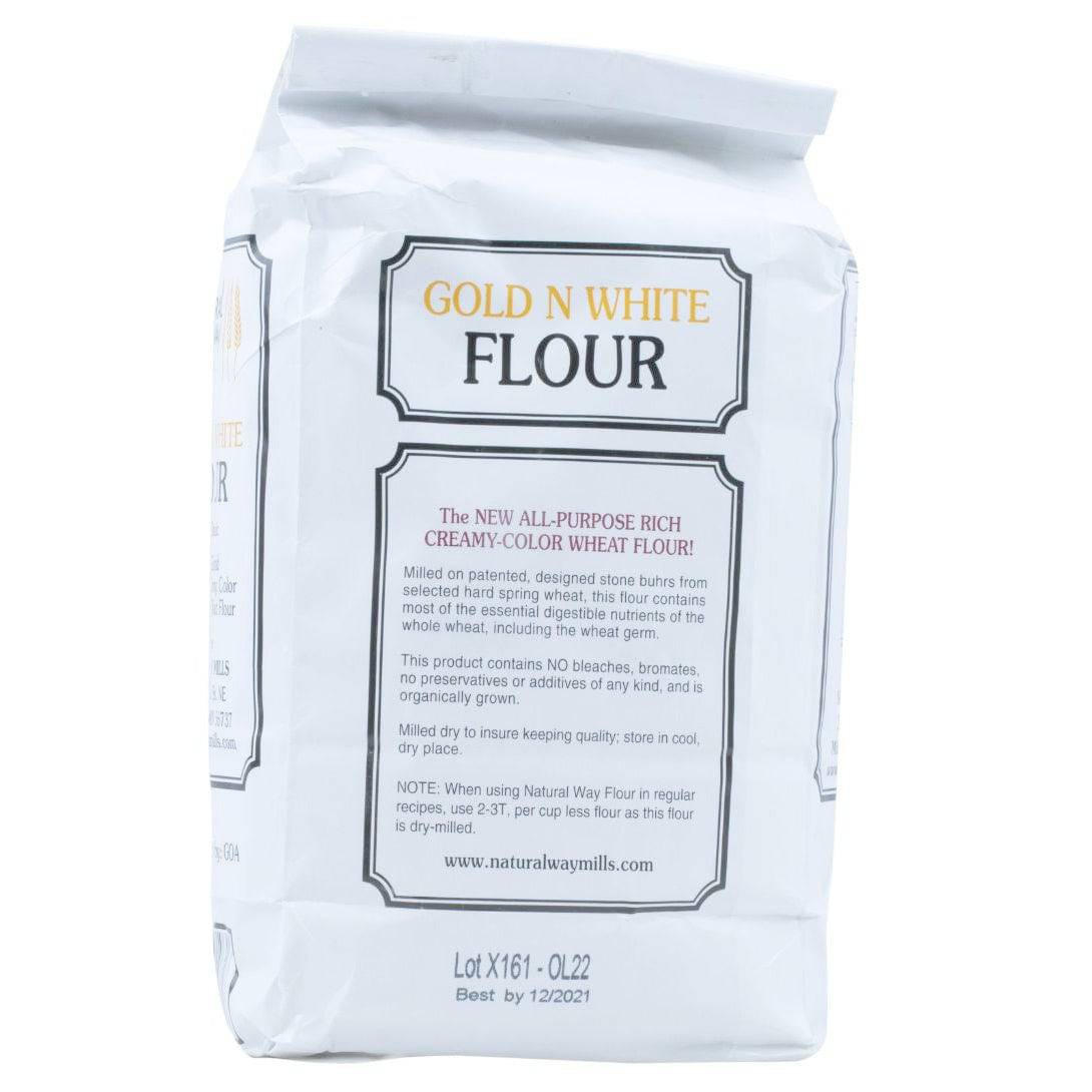 Gold N White Flour, with Germ, Organic - Concordia Style Boutique