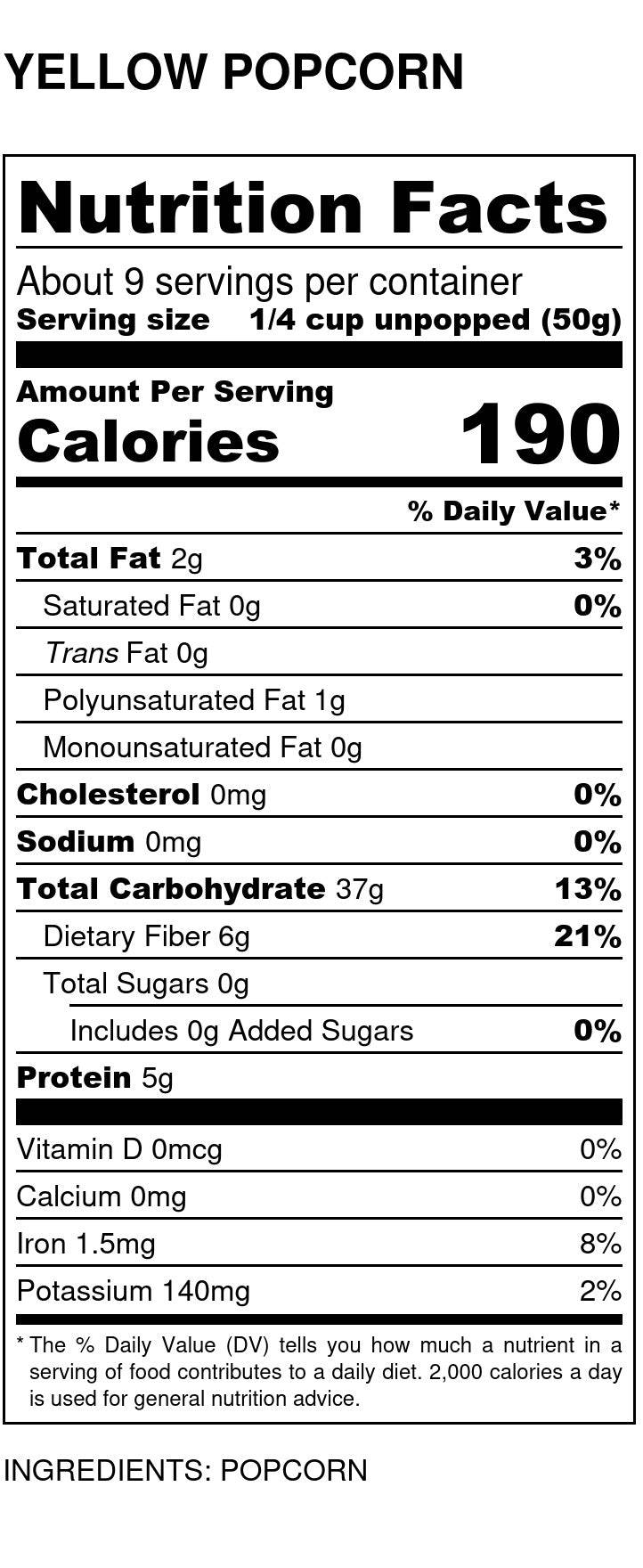 Popcorn, Yellow, Organic - Concordia Style Boutique