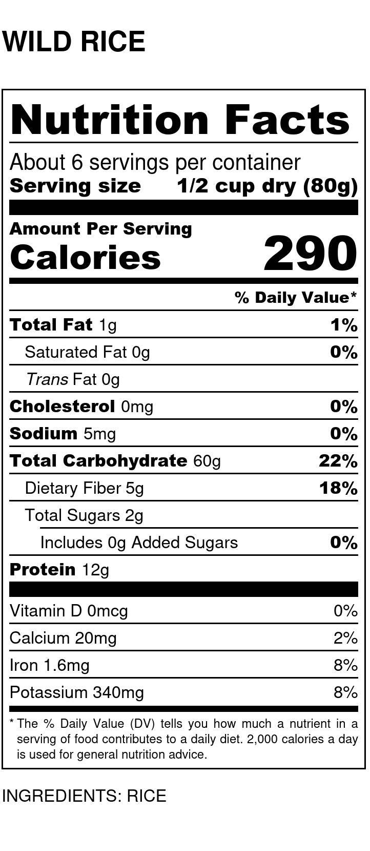 Wild Rice, Organic - Concordia Style Boutique