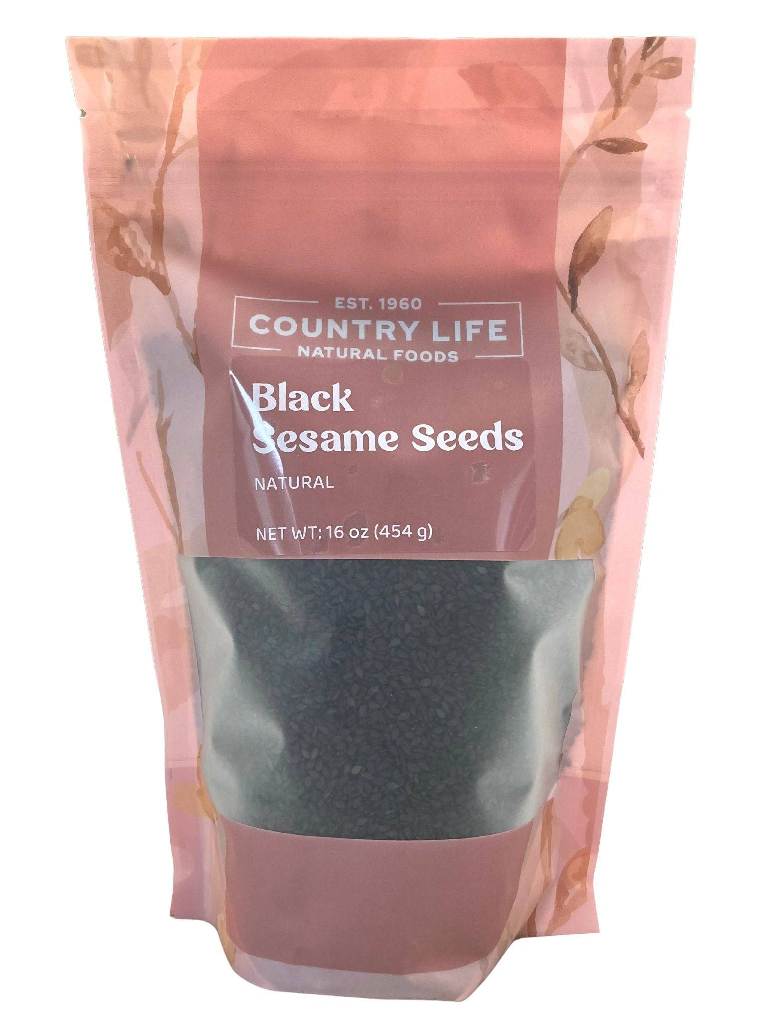 Sesame Seeds, Black, Natural - Concordia Style Boutique
