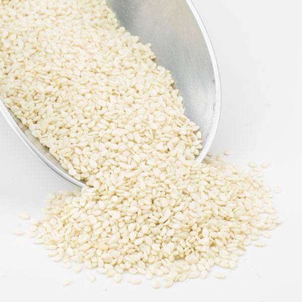 Sesame Seeds, White, Hulled, Organic - Concordia Style Boutique