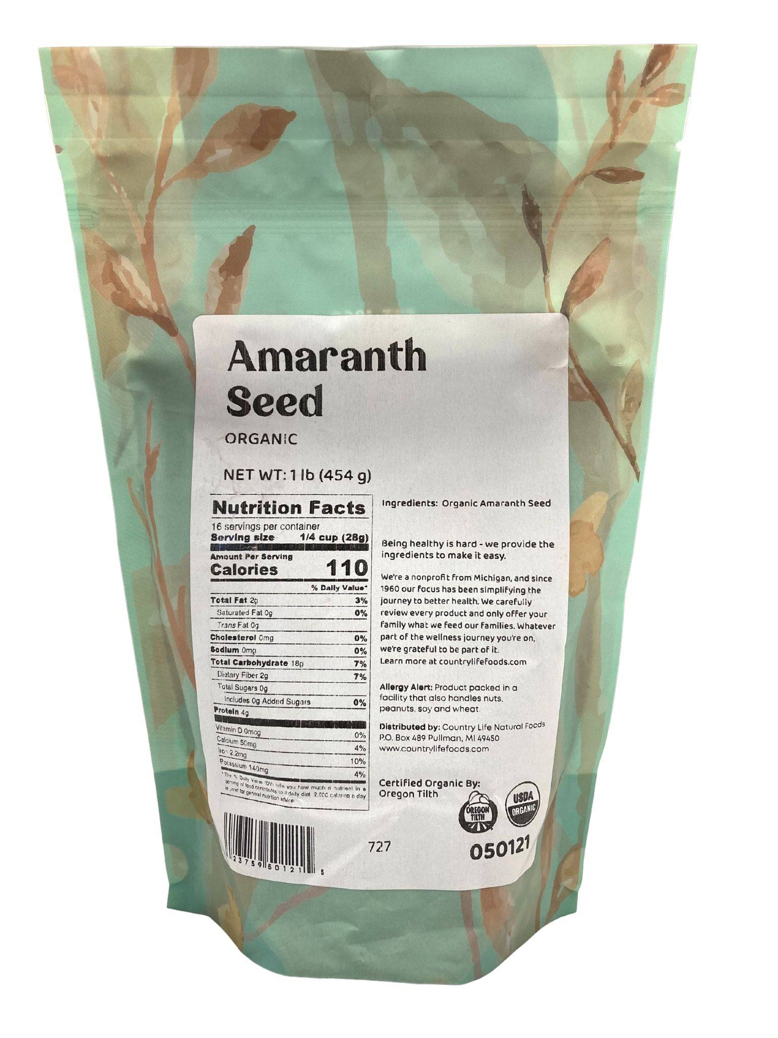 Amaranth Seed, Organic - Concordia Style Boutique
