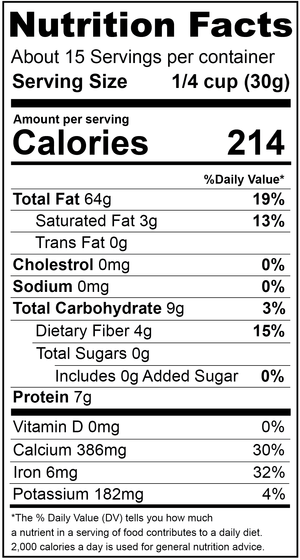 Sesame Seeds, Black, Natural - Concordia Style Boutique