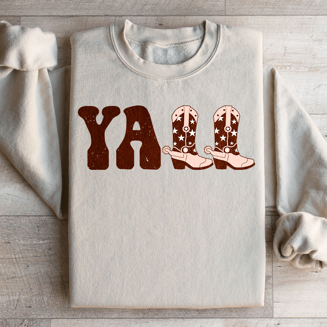 Cowboy Boots Sweatshirt - Concordia Style Boutique