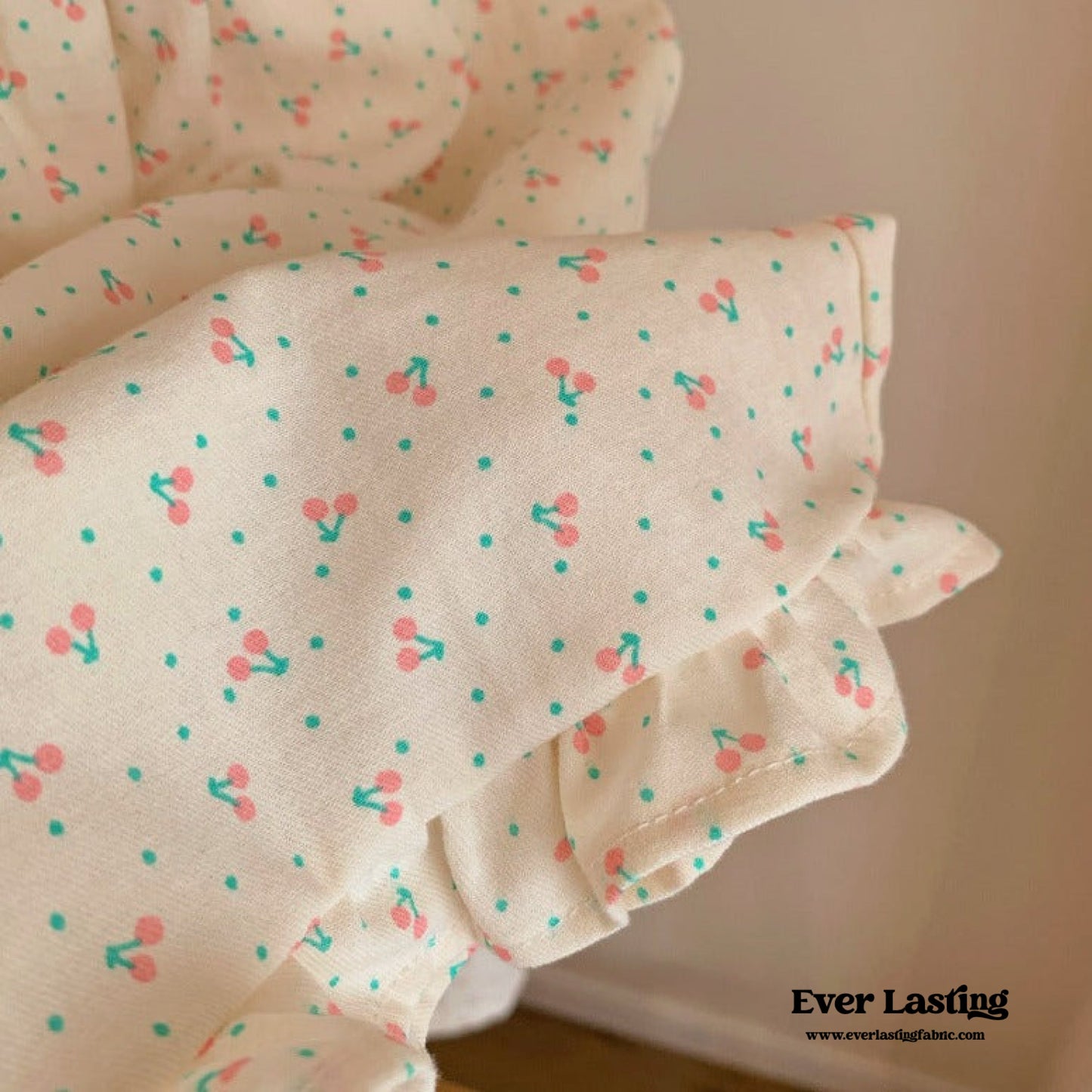 Cream Floral Short Sleeves and Short Pajama Set