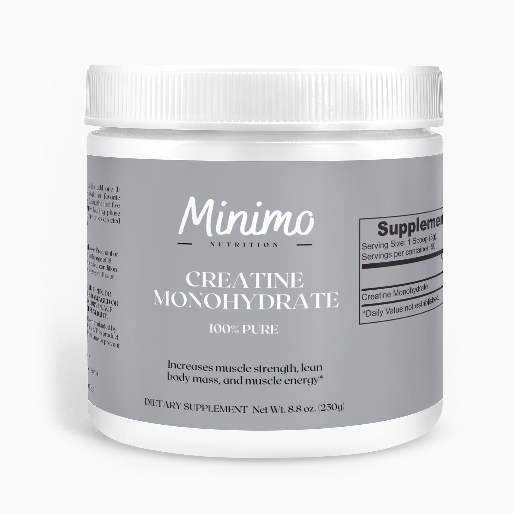 Creatine Monohydrate Powder, 8.8 oz - Concordia Style Boutique