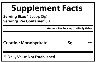 Creatine Monohydrate - Concordia Style Boutique