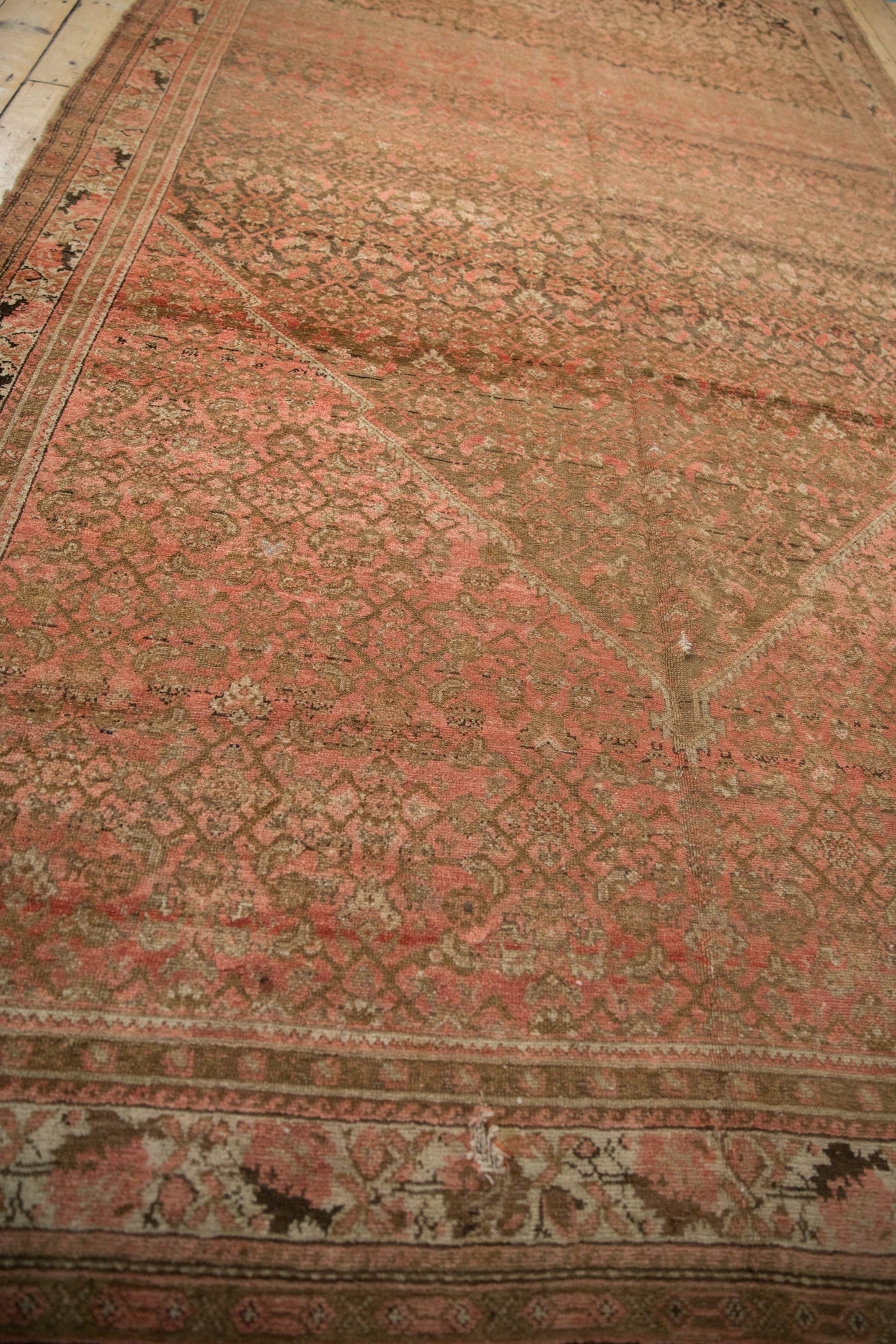 7x16 Vintage Distressed Malayer Carpet