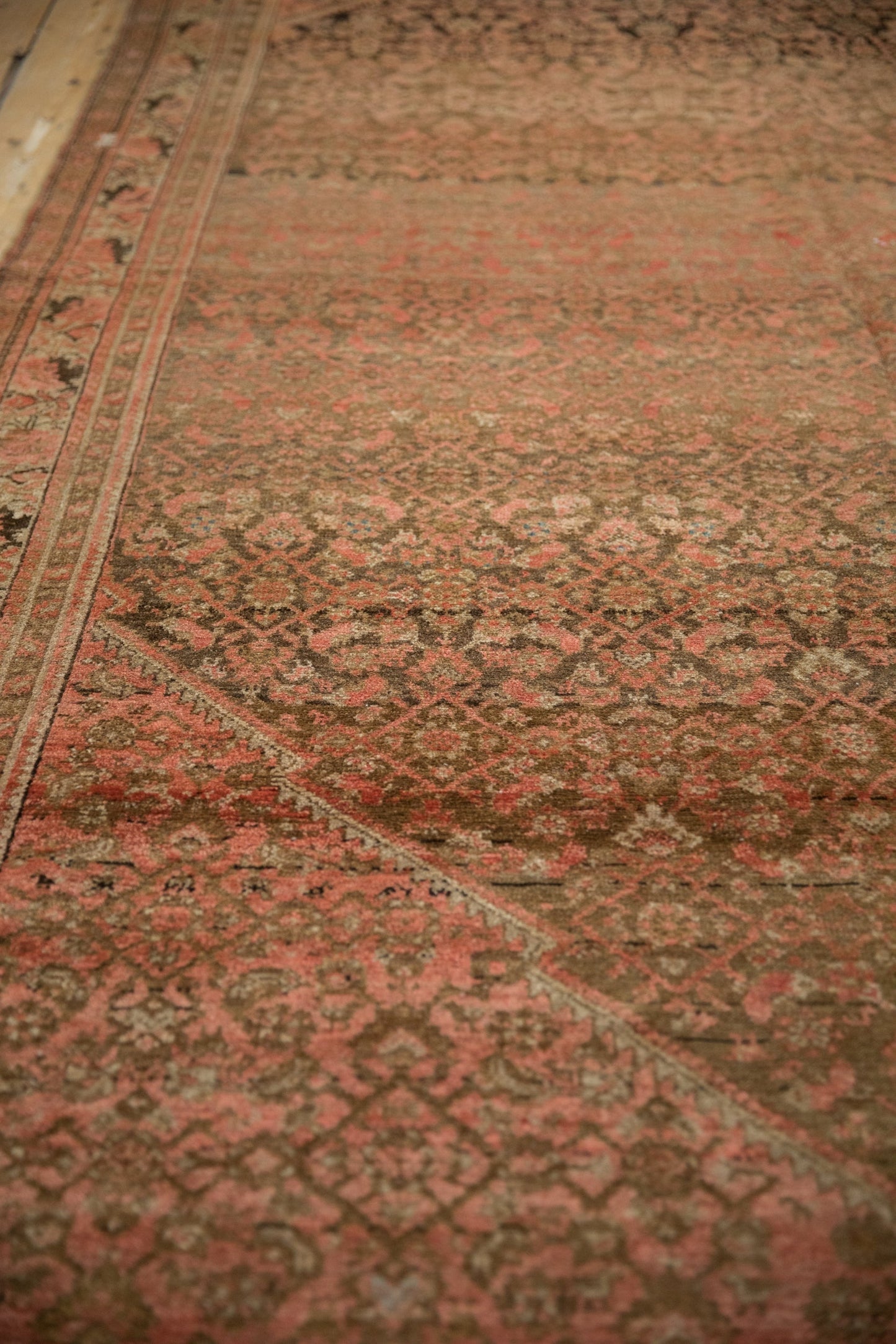 7x16 Vintage Distressed Malayer Carpet