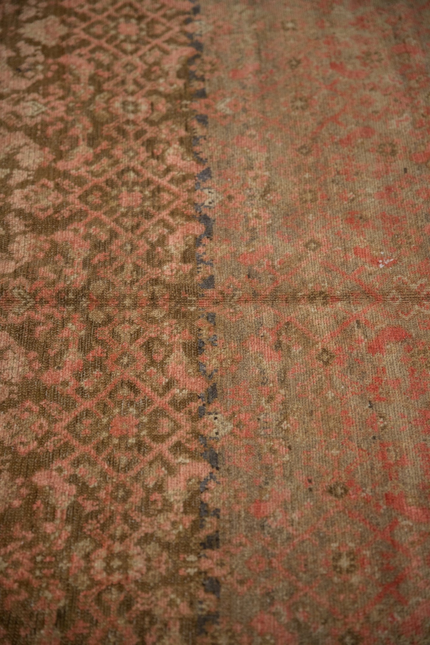 7x16 Vintage Distressed Malayer Carpet