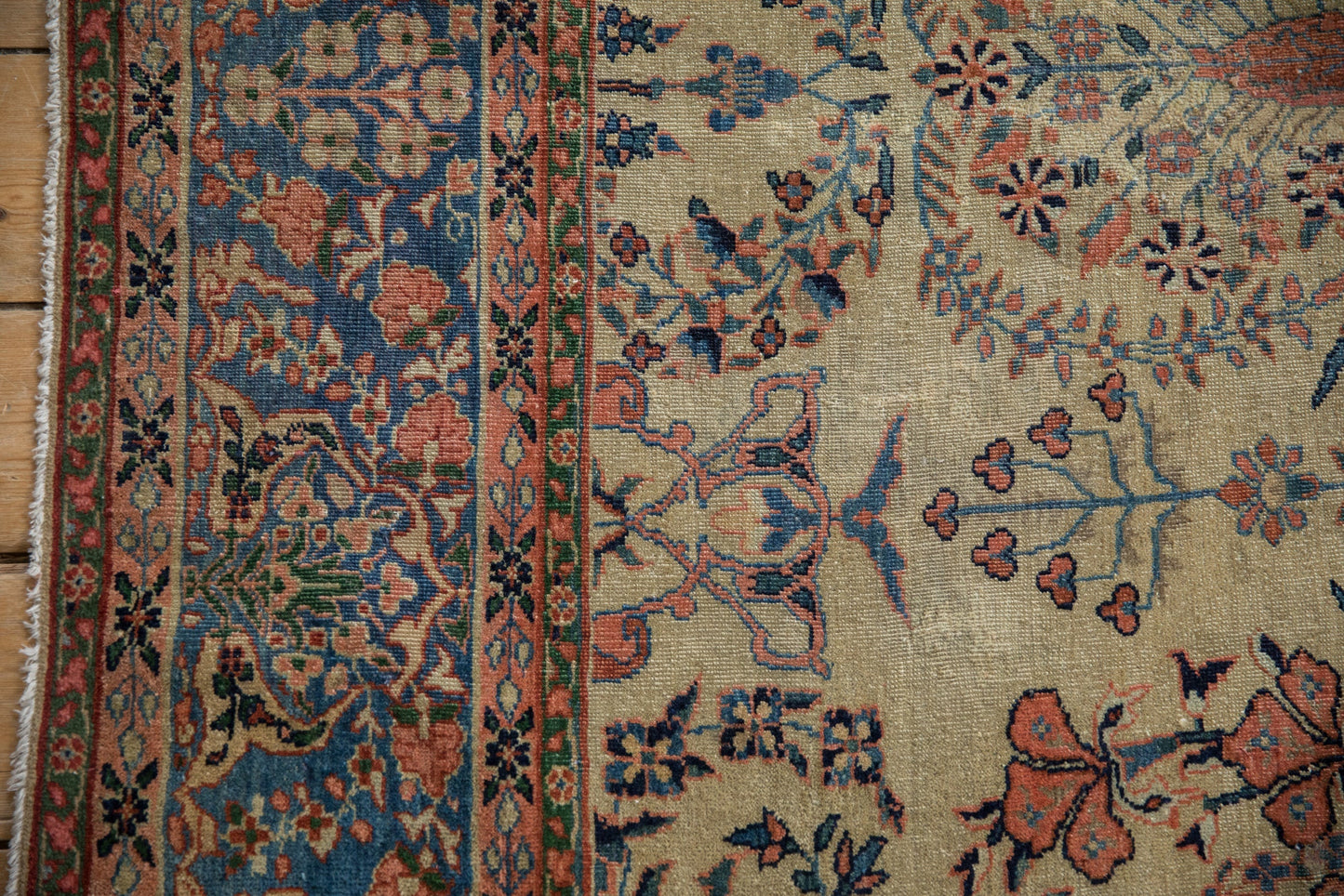 7x10 Antique Farahan Sarouk Carpet