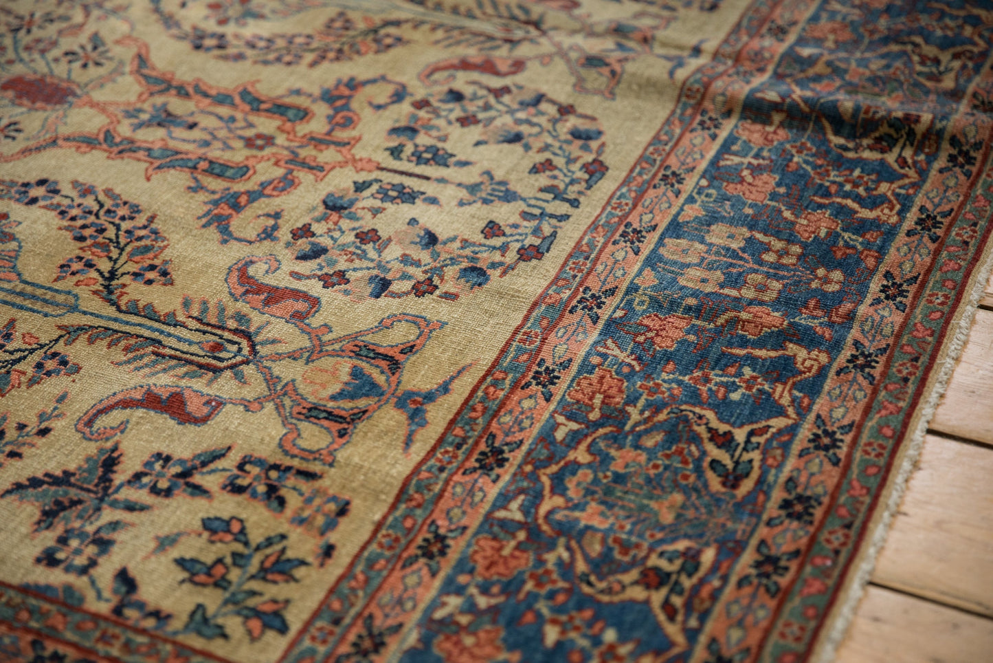 7x10 Antique Farahan Sarouk Carpet
