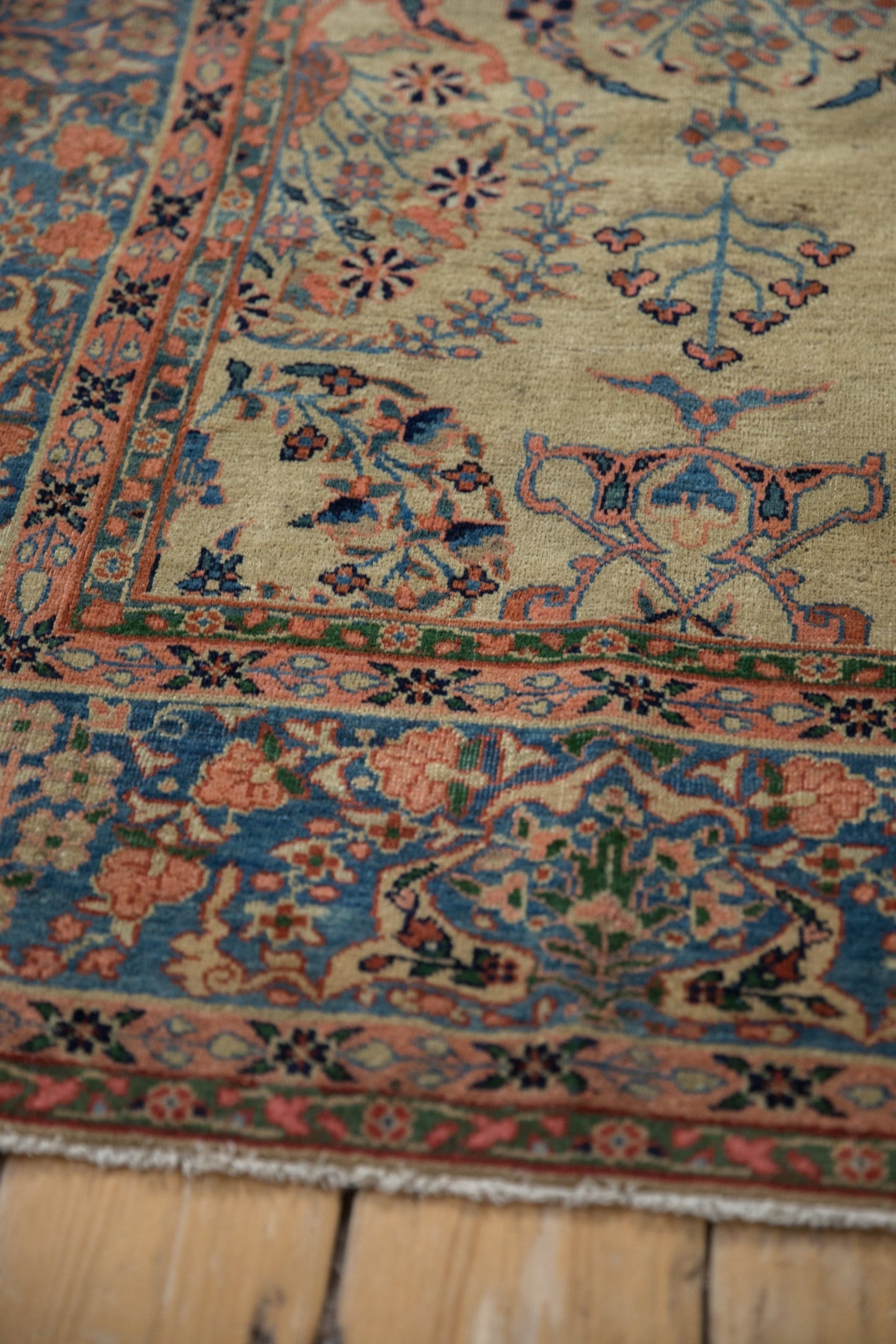 7x10 Antique Farahan Sarouk Carpet