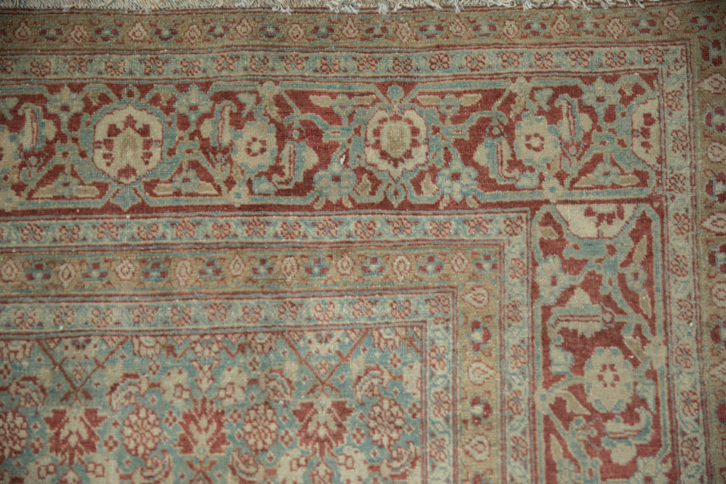 6x10 Vintage Distressed Tabriz Carpet