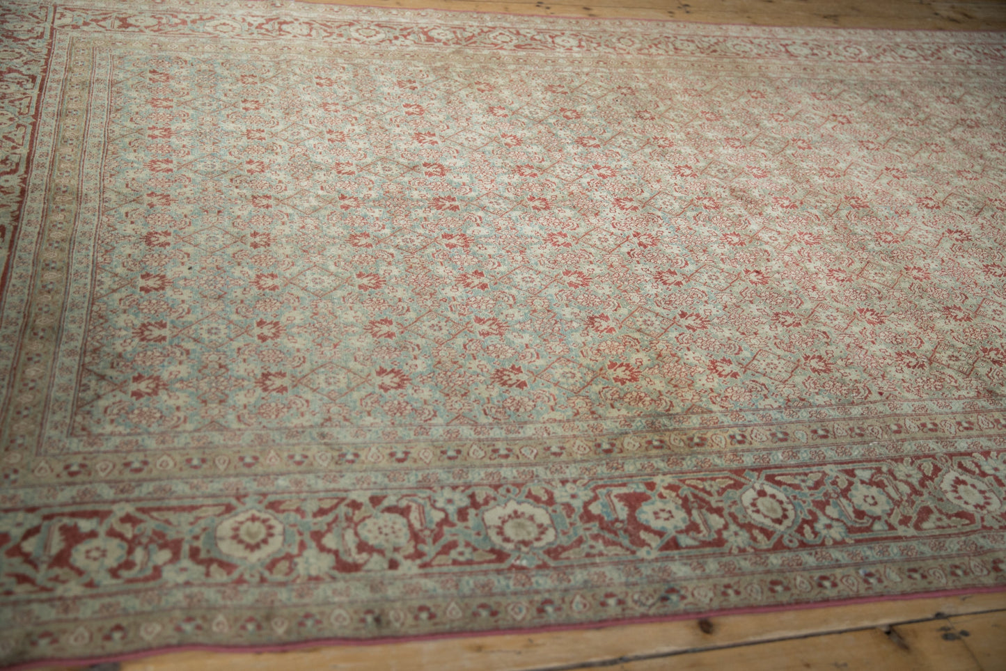 6x10 Vintage Distressed Tabriz Carpet